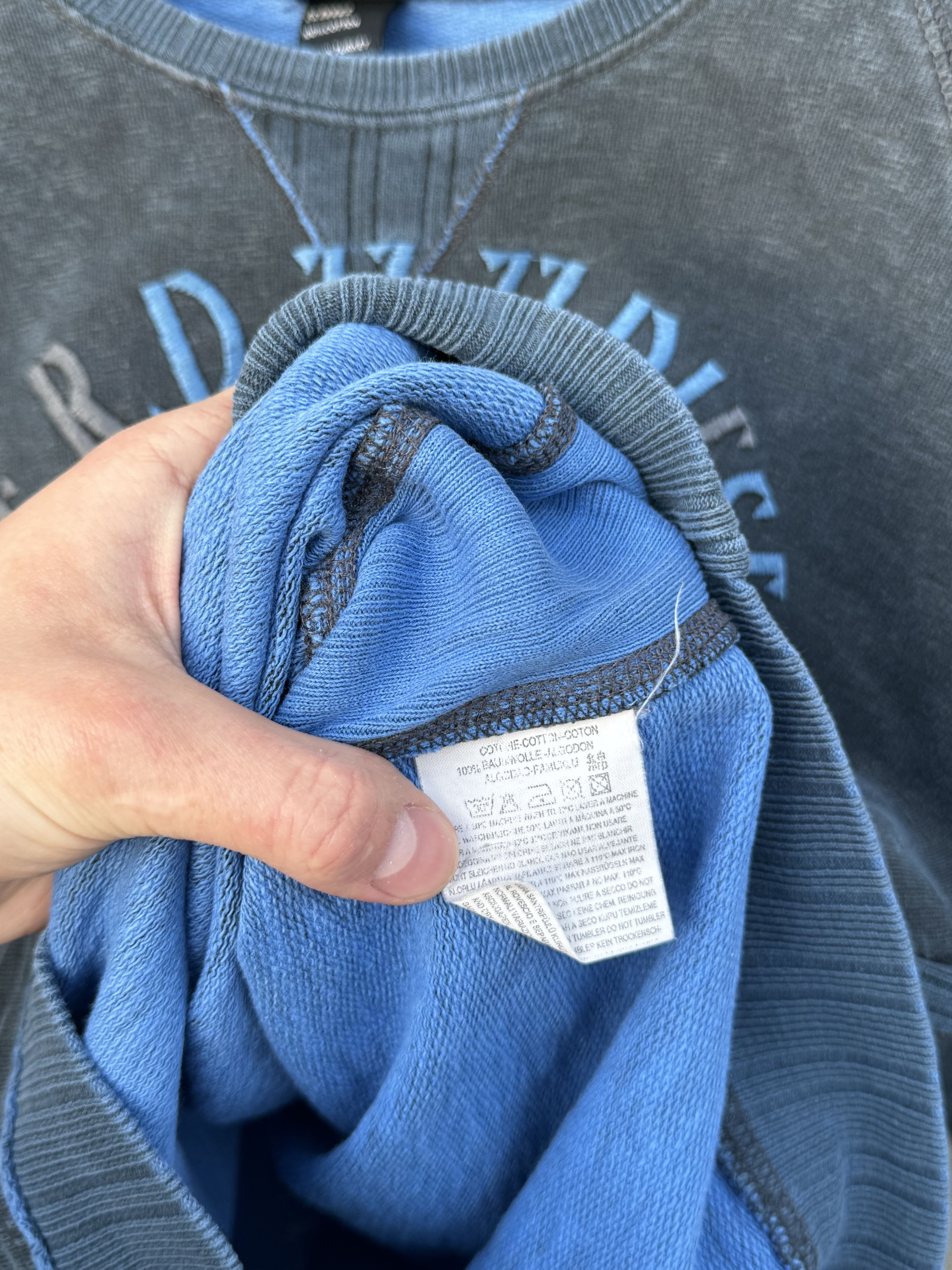 Diesel Vintage Sweatshirt Diesel Grey Blue Size M Size US M / EU 48-50 / 2 - 8 Thumbnail