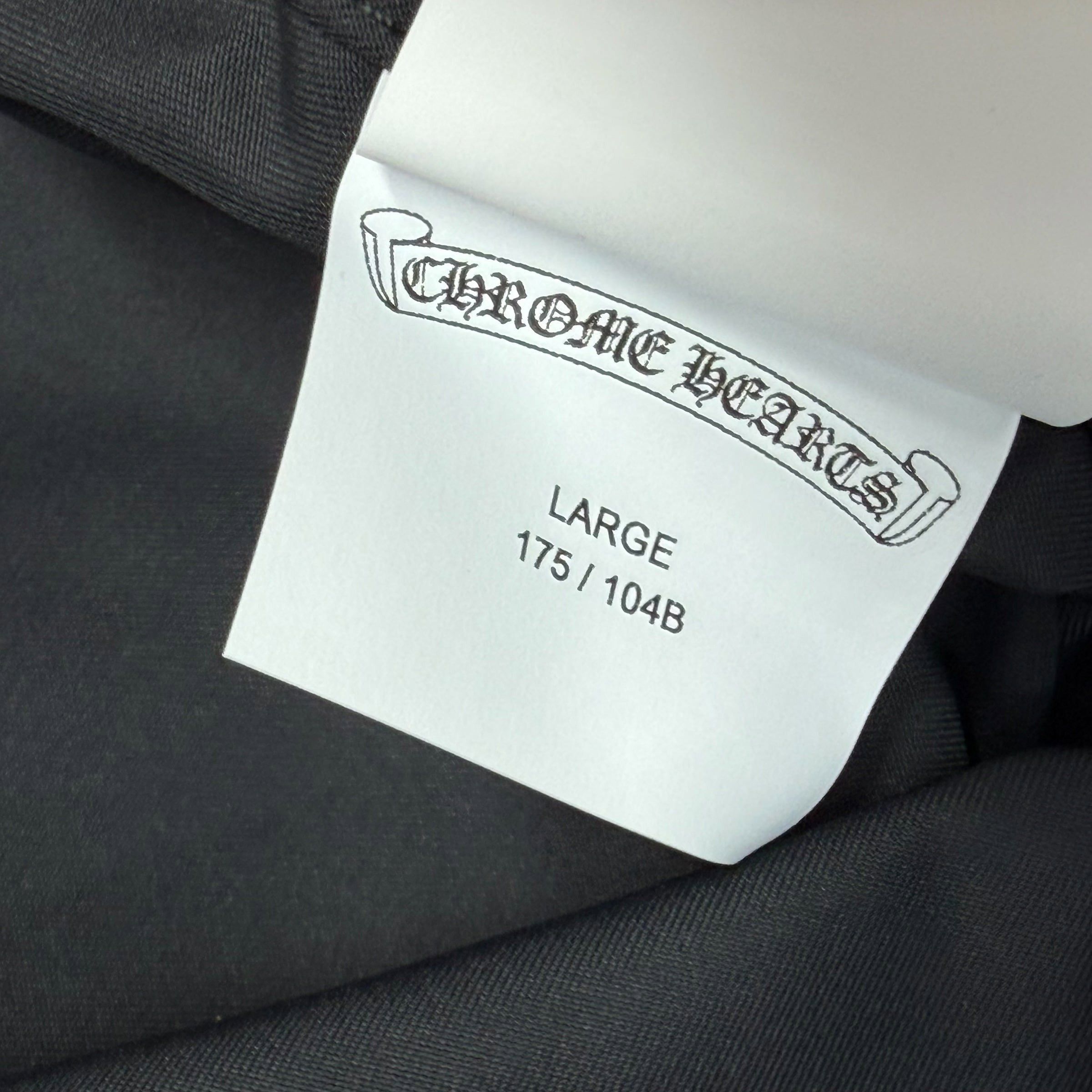 Chrome Hearts Chrome Hearts Zip Nylon Leather Patch Work Shirt L Size US L / EU 52-54 / 3 - 7 Thumbnail