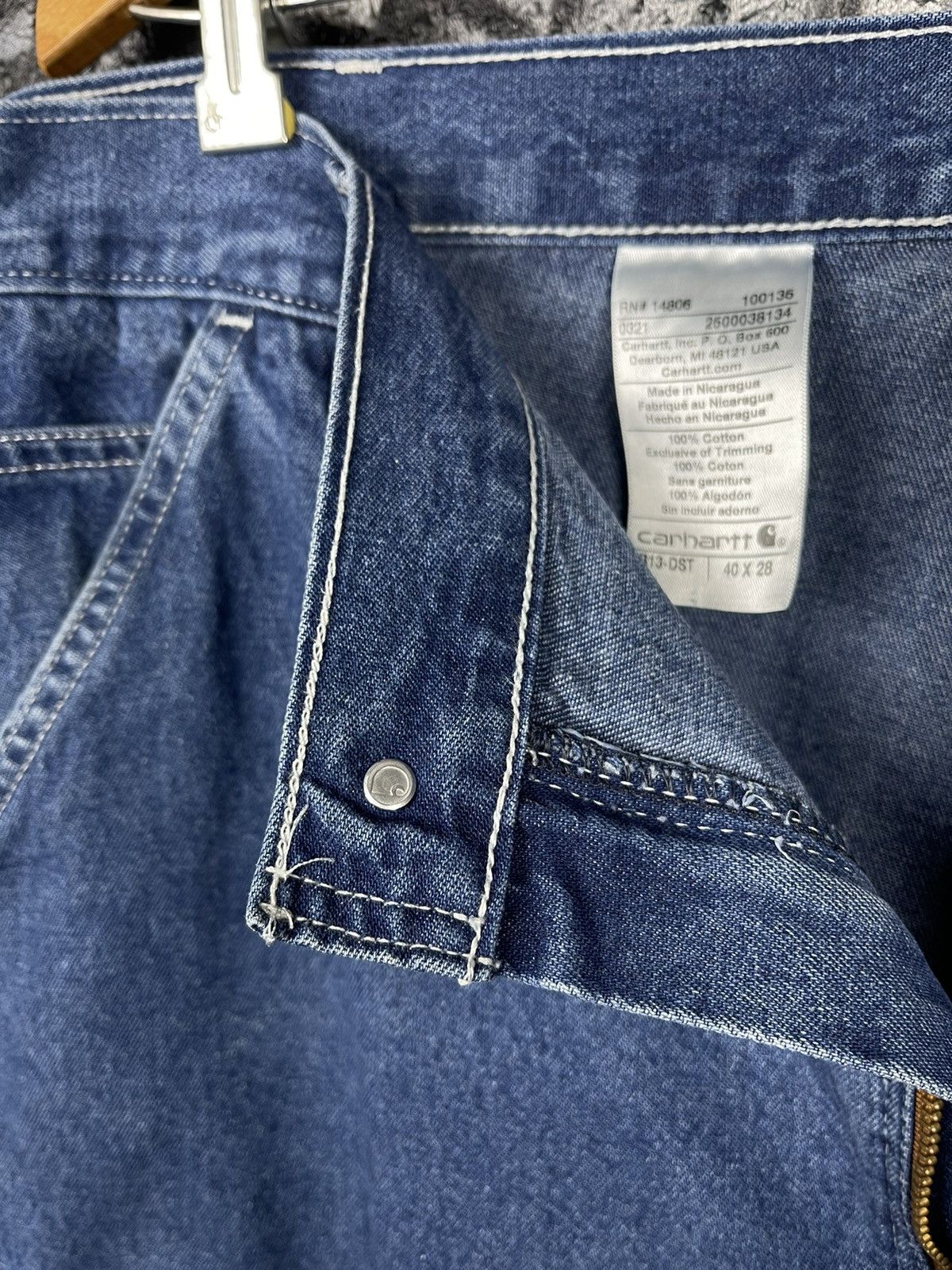 Carhartt Y2K Carhartt B13 DST Workwear Denim Pants Men’s Size 40x28 Size US 40 / EU 56 - 12 Thumbnail