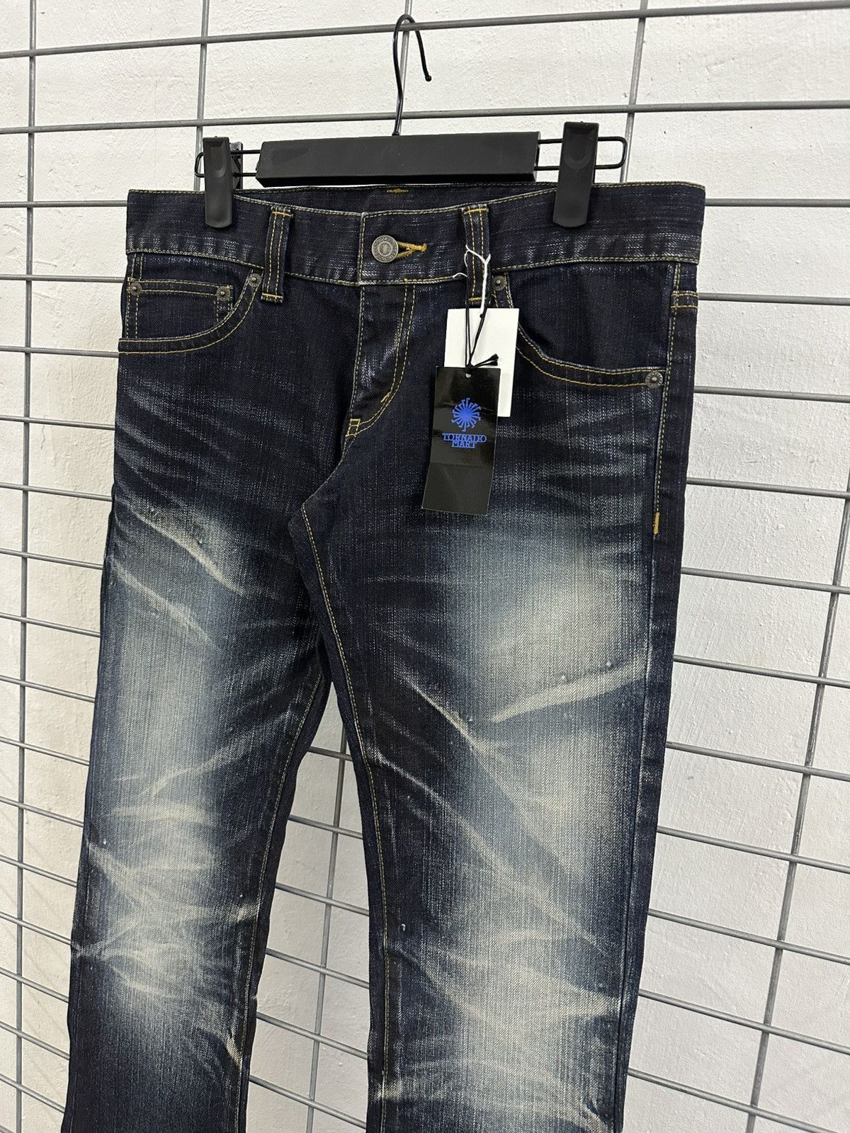Tornado Mart Rare And Beautiful Tornado Mart by Issey Miyake Flared Jeans Size 30" / US 8 / IT 44 - 3 Thumbnail