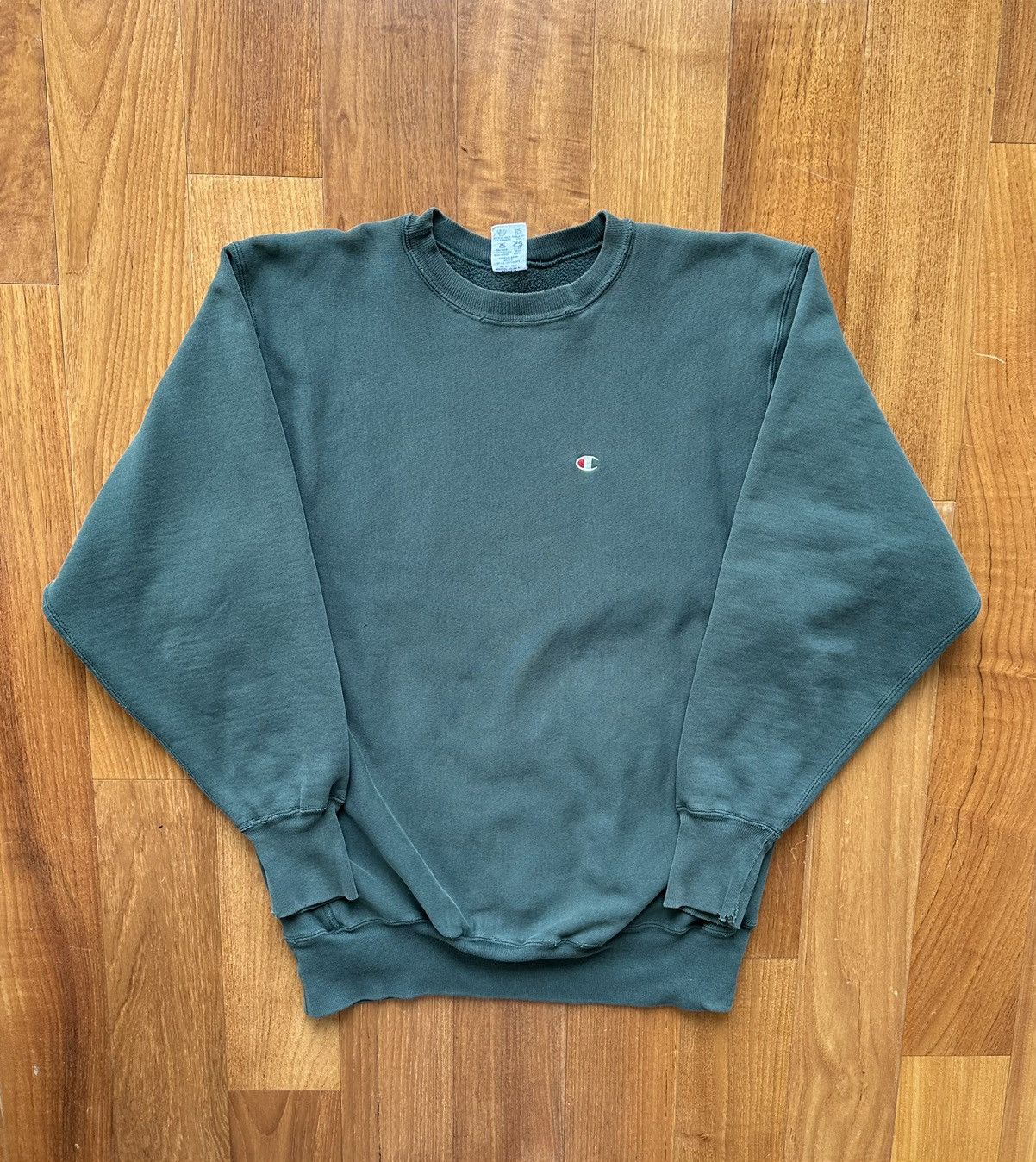 Champion × Vintage Vintage 90s Champion Forrest Green Reverse Weave Sweatshirt Size US XXL / EU 58 / 5 - 1 Thumbnail