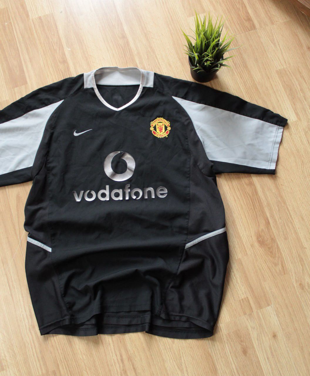 Nike × Vintage 🔥 Rare NIKE MANCHESTER UNITED Vodafone 2002 Jersey Shirt Size US L / EU 52-54 / 3 - 2 Thumbnail