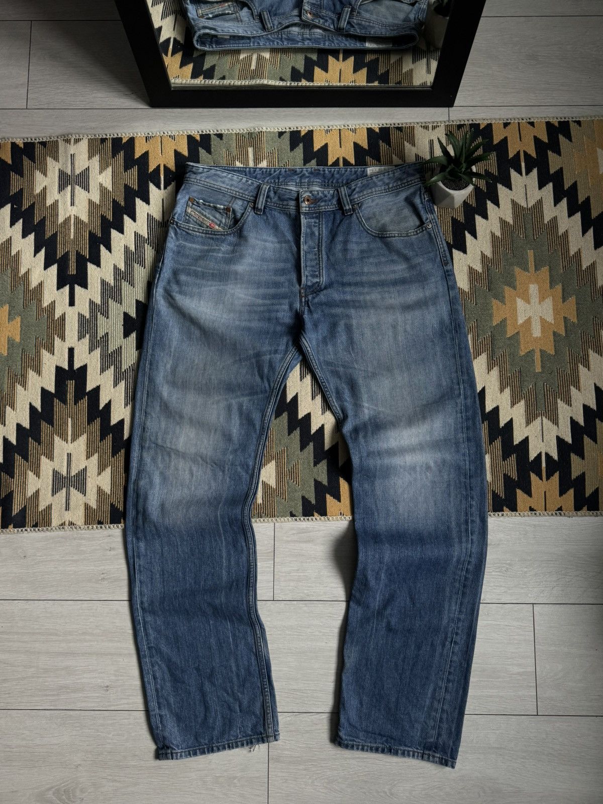 Diesel Vintage Diesel Y2K Denim Jeans Size US 36 / EU 52 - 2 Thumbnail