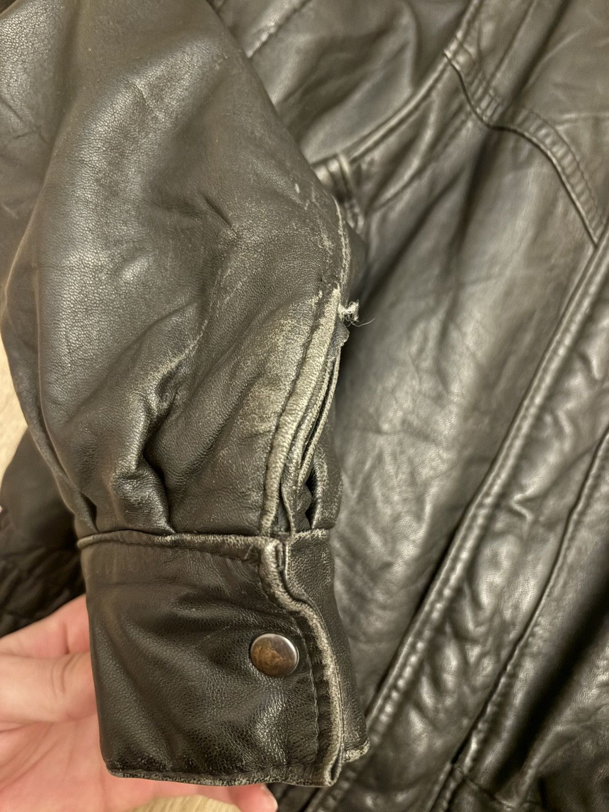 Harley Davidson Vintage 1990s Harley Davidson leather jacket size M Size US M / EU 48-50 / 2 - 6 Thumbnail