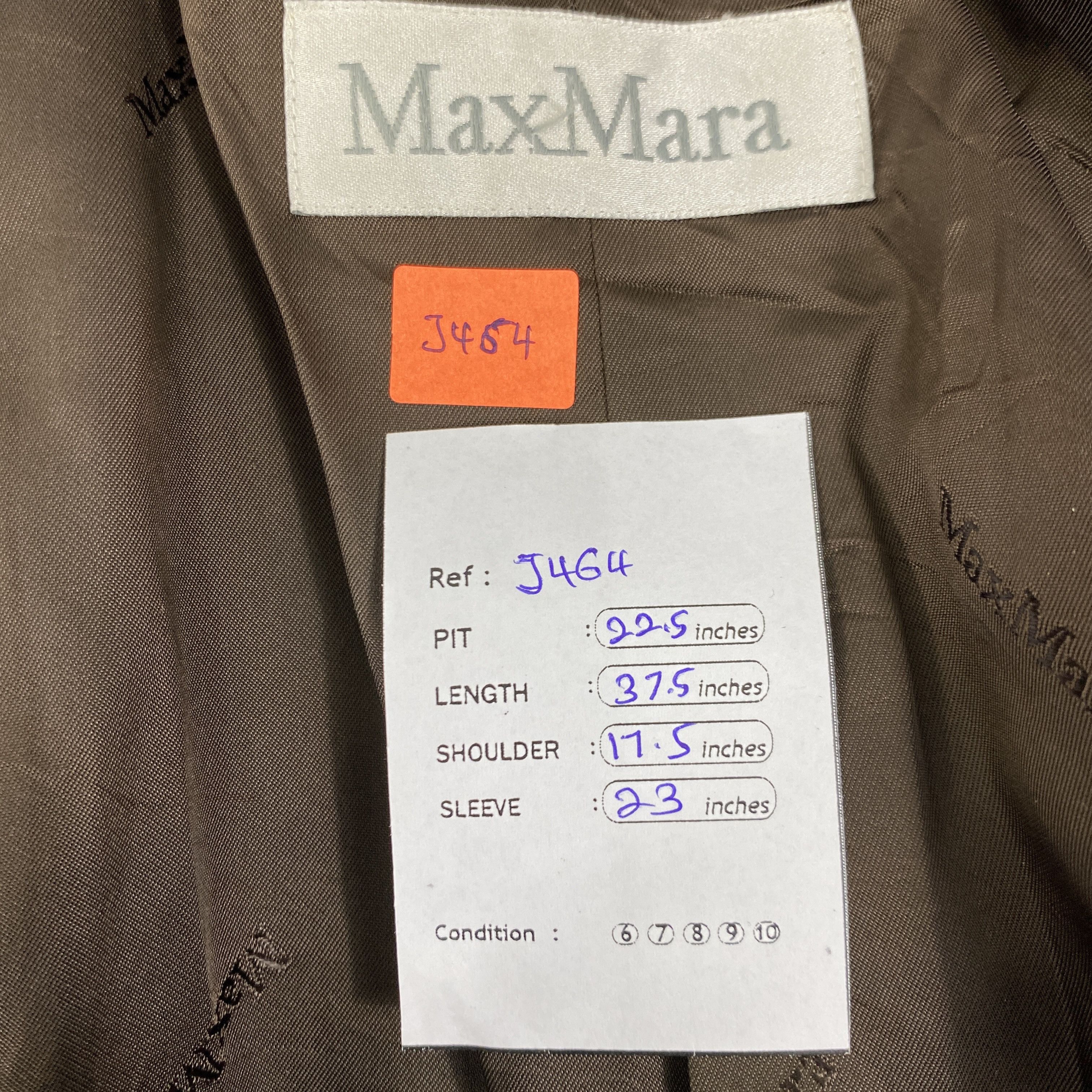 Japanese Brand Vintage Max Mara Wool/Cashmere Coat - J464 Size M / US 6-8 / IT 42-44 - 7 Thumbnail
