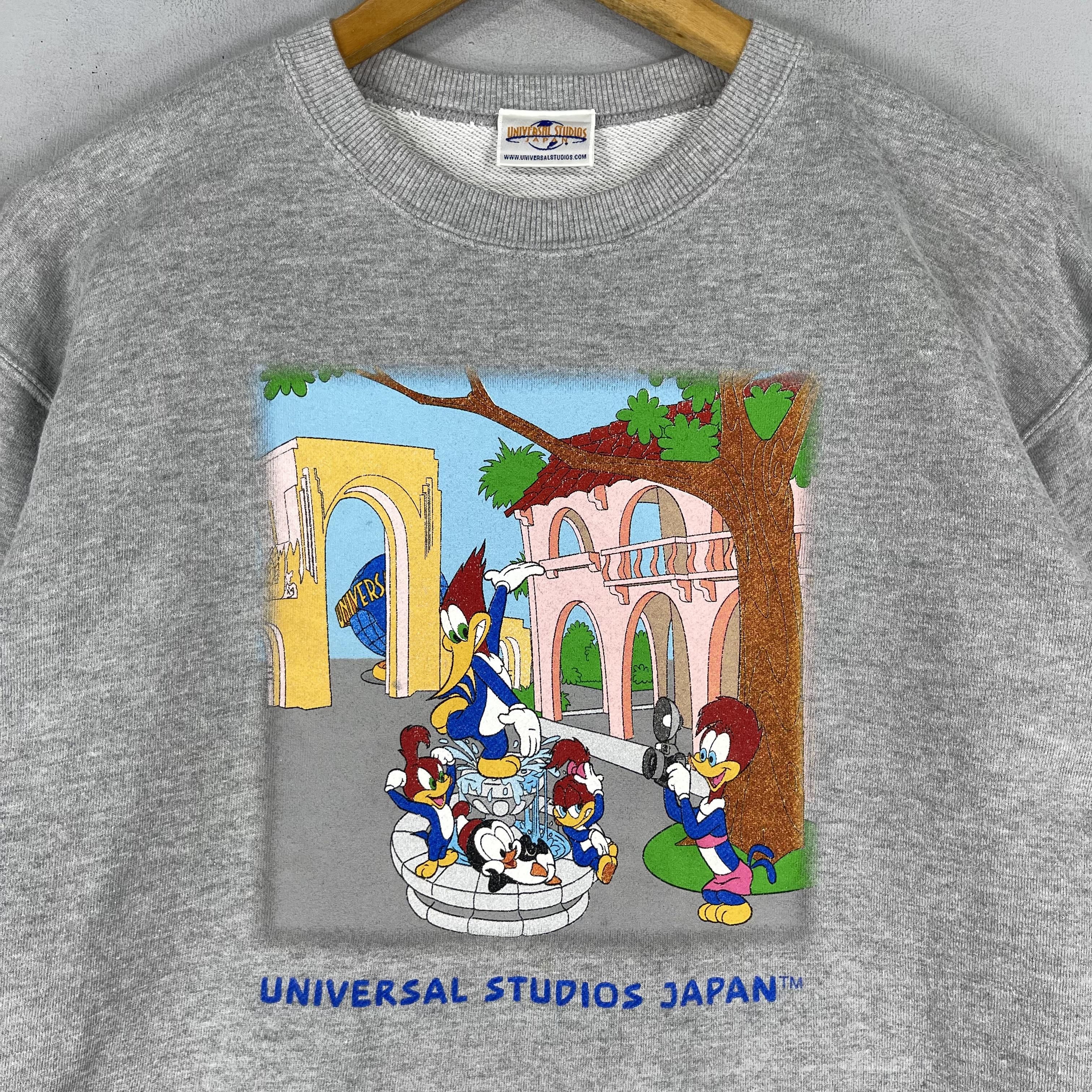Cartoon Network × Universal Studios × Vintage Vintage WOODY WOODPECKER Crewneck Crop Sweatshirt Size US M / EU 48-50 / 2 - 2 Thumbnail