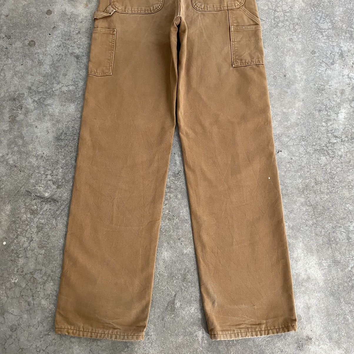 Carhartt Vintage Carhartt Blanket Lined Tan Carpenter Pants Size US 31 - 17 Thumbnail