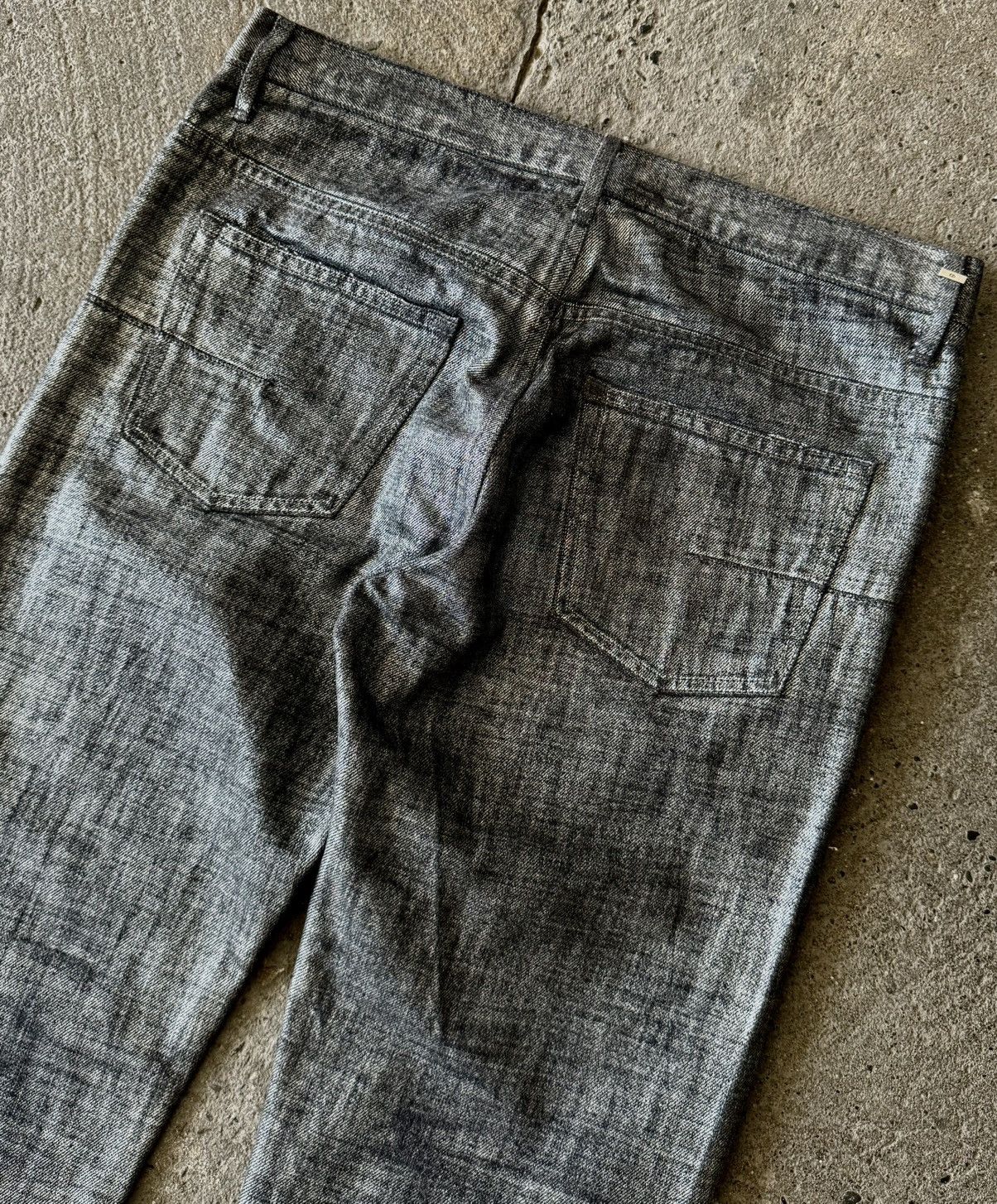 Dior Dior - Hedi Slimane - AW06 - Radioactive Silver Denim Jeans Size US 30 / EU 46 - 9 Thumbnail