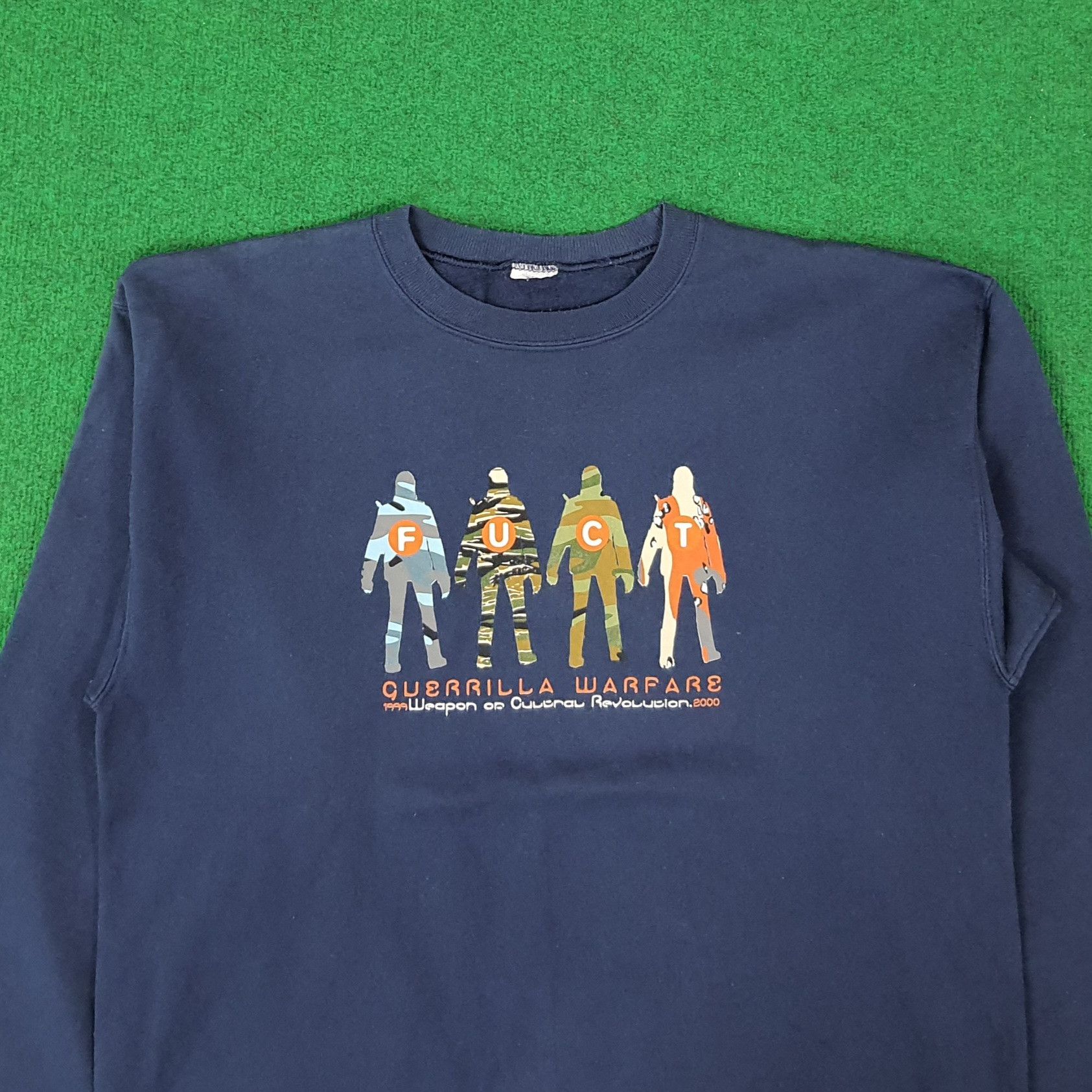 FUCT Vintage FUCT x Champion Streetwear Sweatshirt C240N8 Size US M / EU 48-50 / 2 - 2 Thumbnail