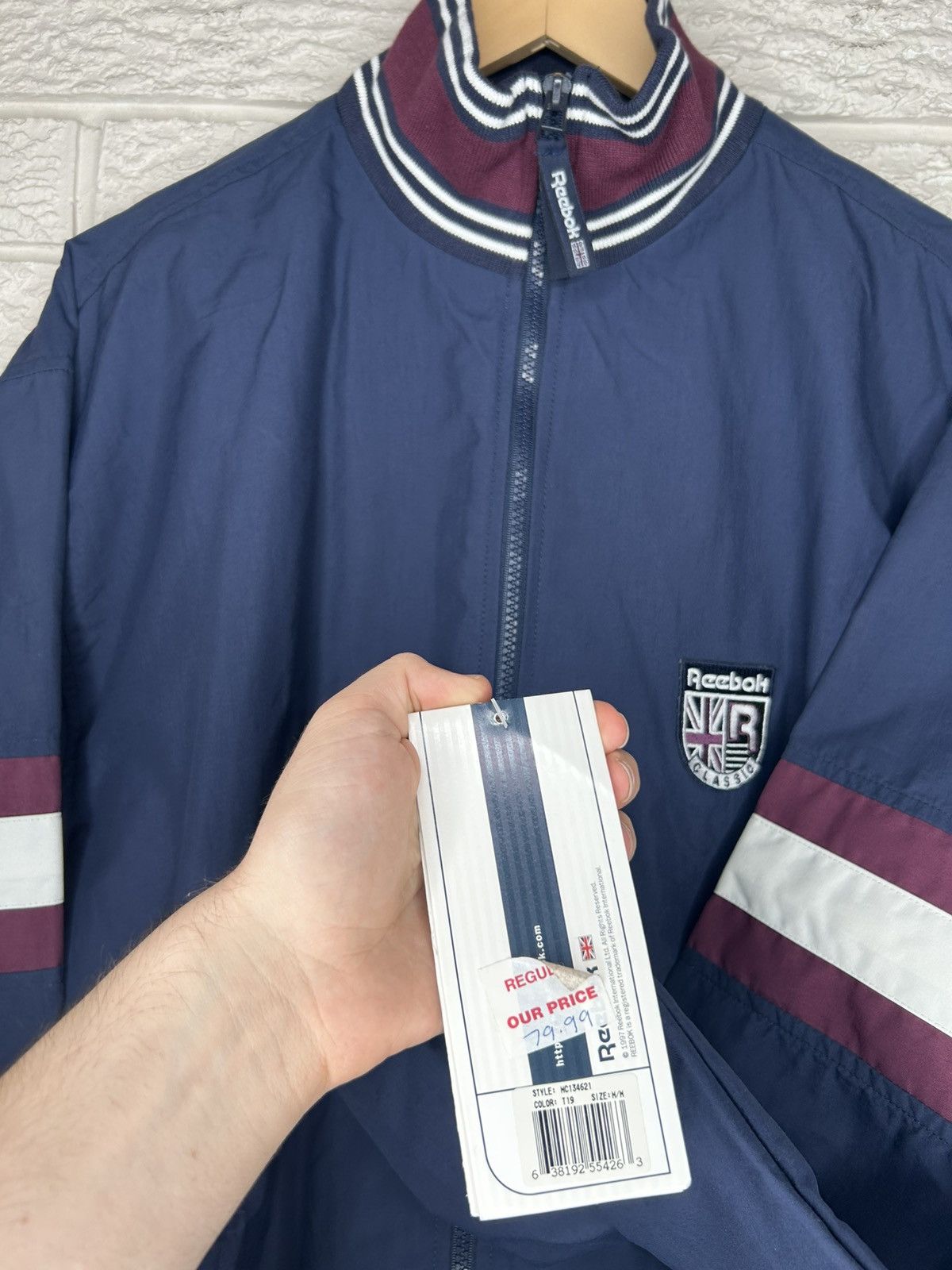 Reebok Vintage Reebok Classic Embroidered Jacket Size US L / EU 52-54 / 3 - 10 Thumbnail