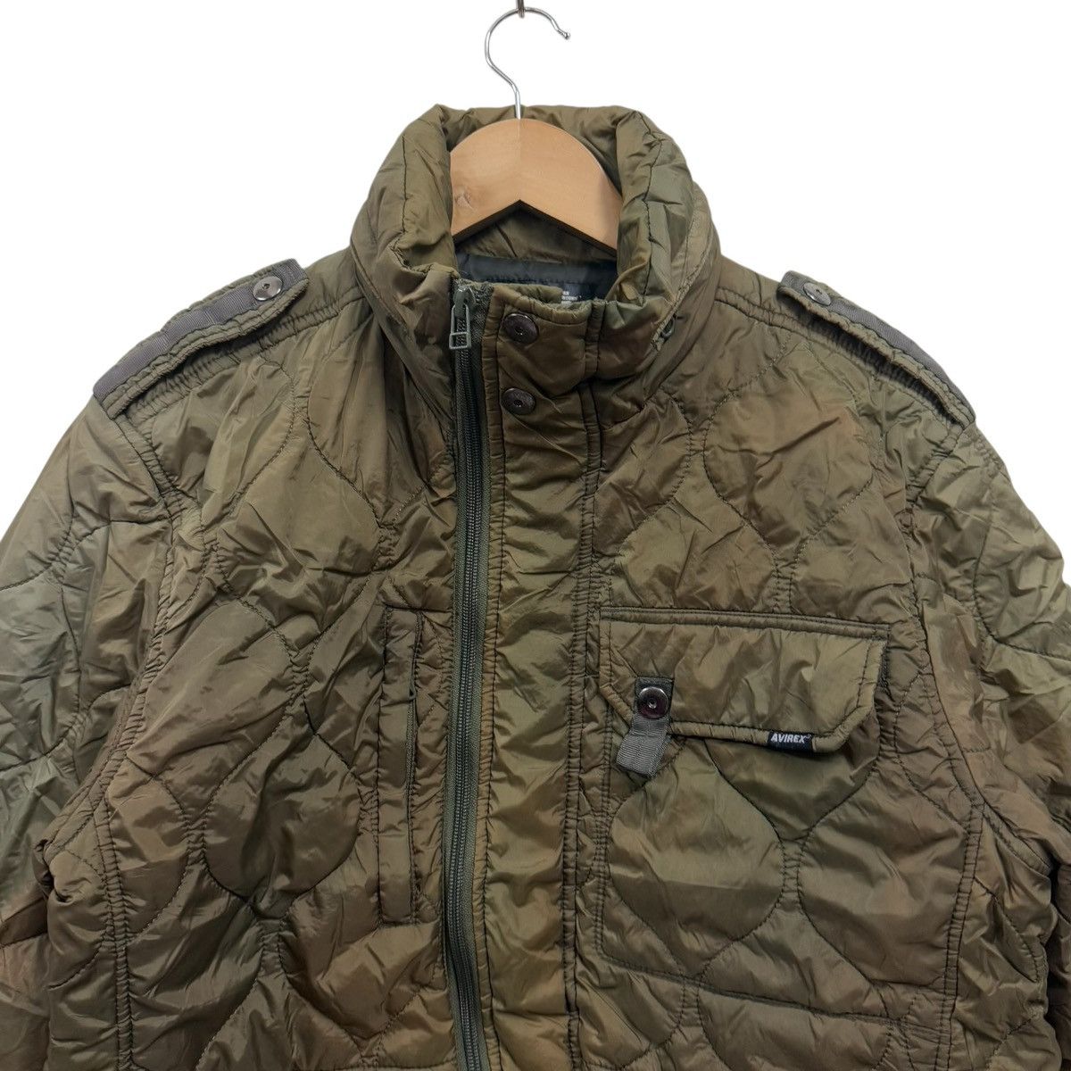 Avirex Vintage Avirex Quilted Jacket Sunfaded Size US L / EU 52-54 / 3 - 3 Thumbnail