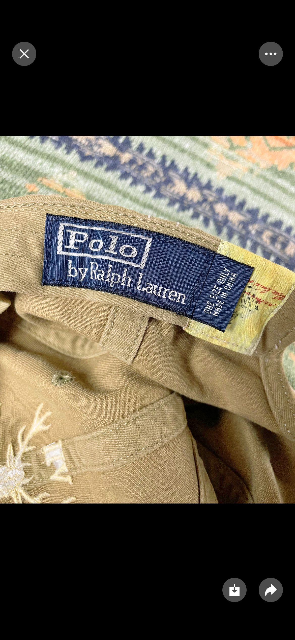 Polo Ralph Lauren Polo Ralph Lauren Leather Outdoor Baseball hat cap Size ONE SIZE - 7 Thumbnail