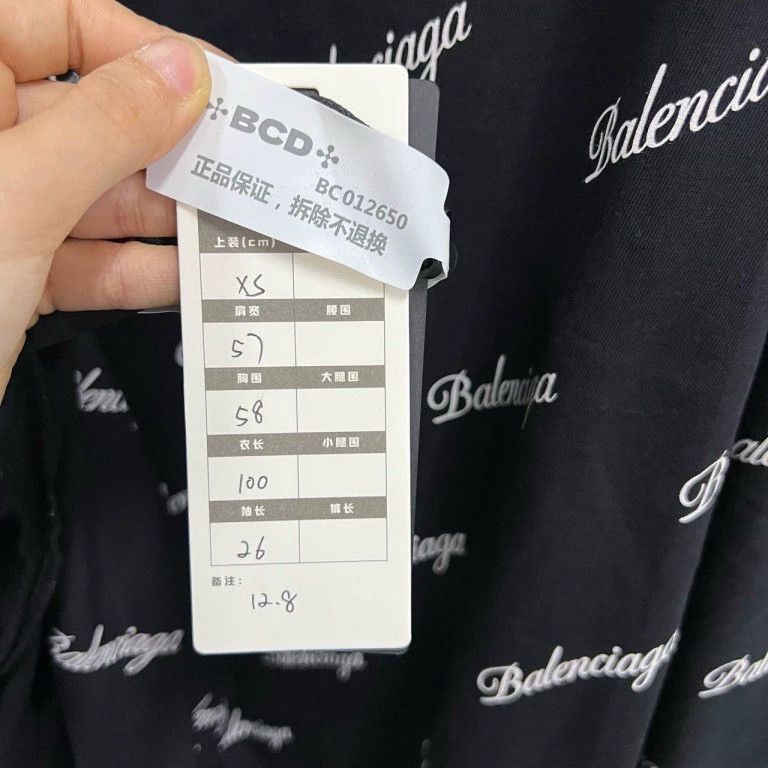 Balenciaga Balenciaga Dress full of tiny logo Size XS / US 0-2 / IT 36-38 - 5 Thumbnail