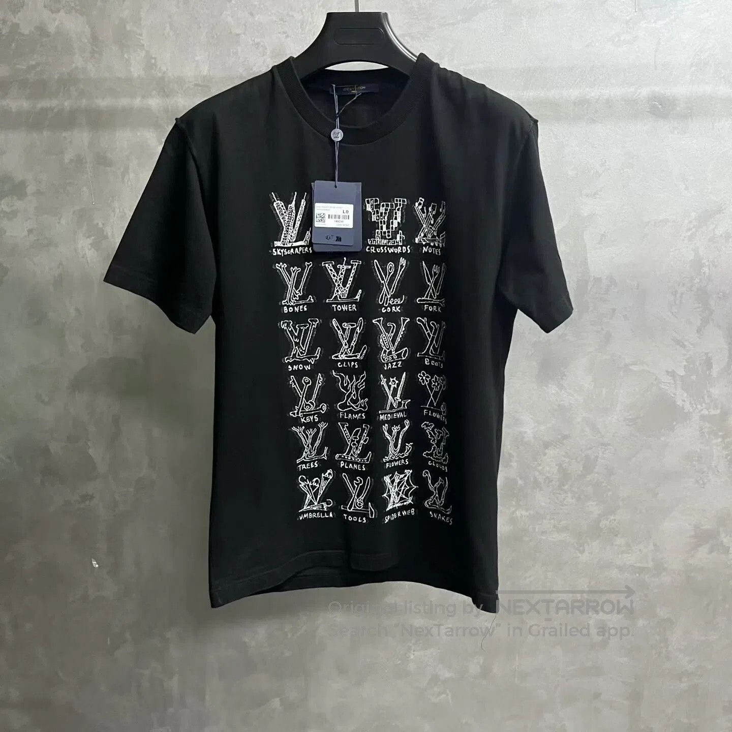 Louis Vuitton Louis Vuitton Logo-printed short-sleeved T-shirt with a ro Size US L / EU 52-54 / 3 - 1 Thumbnail