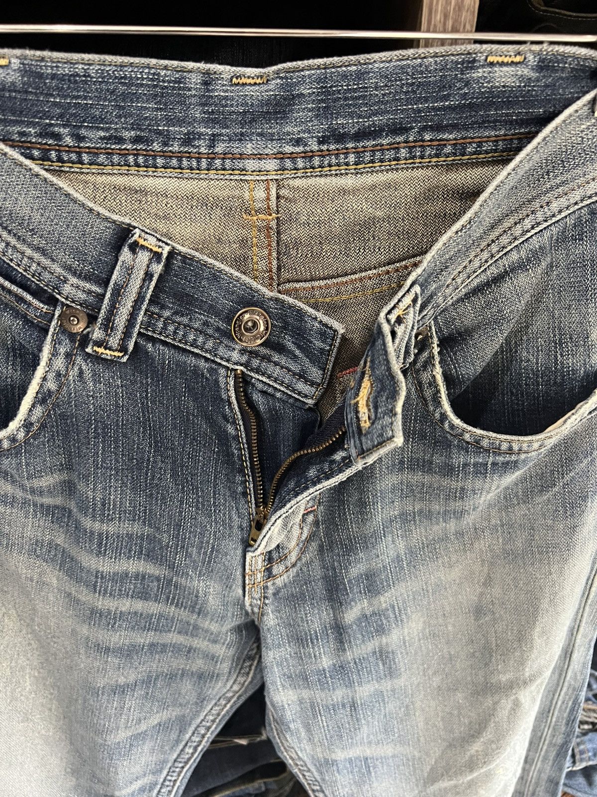 Wrangler 🔥Vintage Wrangler Distressed Denim Size US 30 / EU 46 - 10 Thumbnail