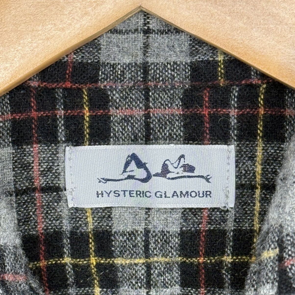 Hysteric Glamour × Vintage Vintage Hysteric Glamour Women’s Wool Plaid Flannel Shirt Size S / US 4 / IT 40 - 4 Thumbnail