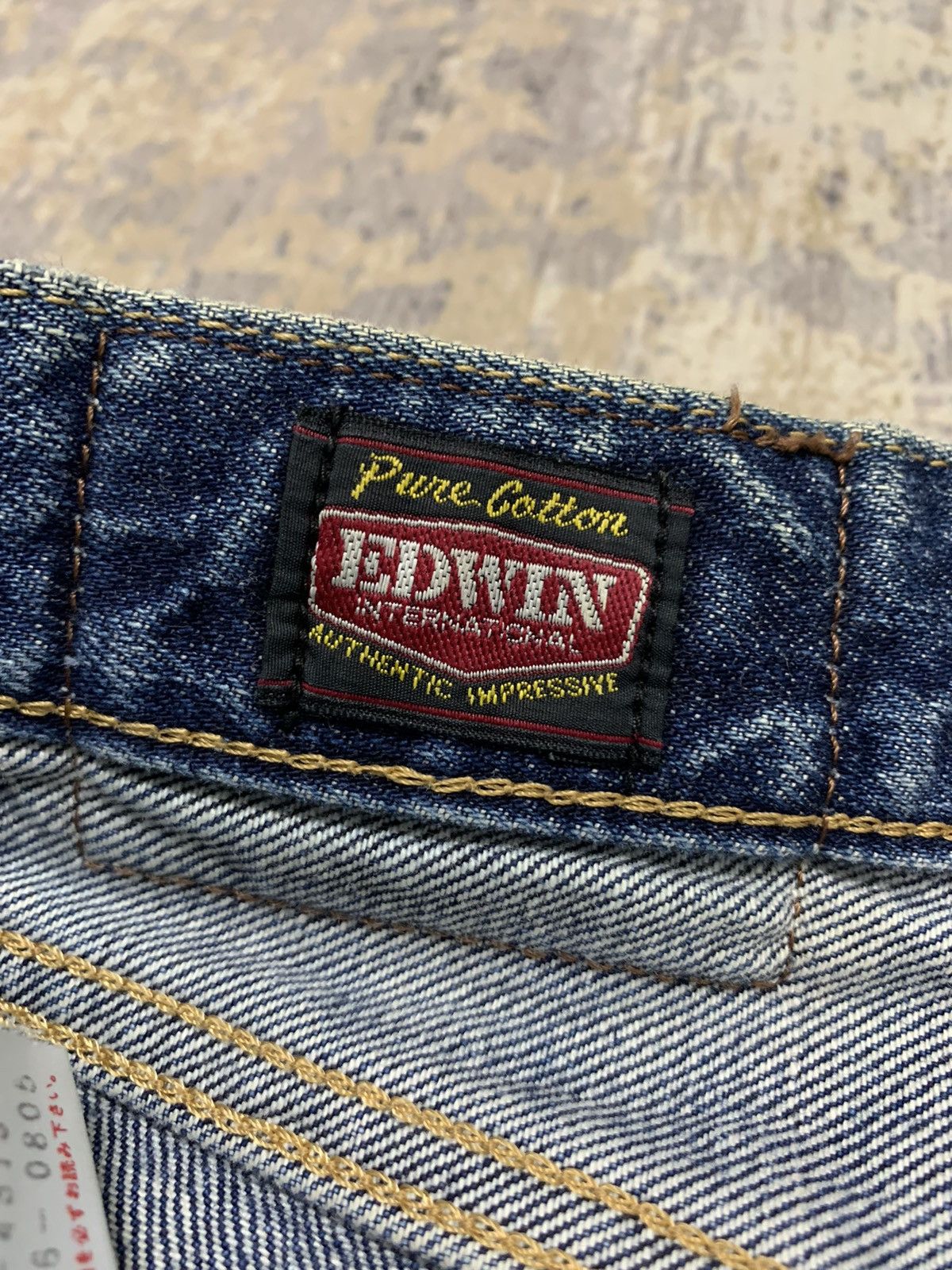 Japanese Brand Edwin Distressed Denim Jeans Japanese Archive Size US 28 / EU 44 - 17 Thumbnail