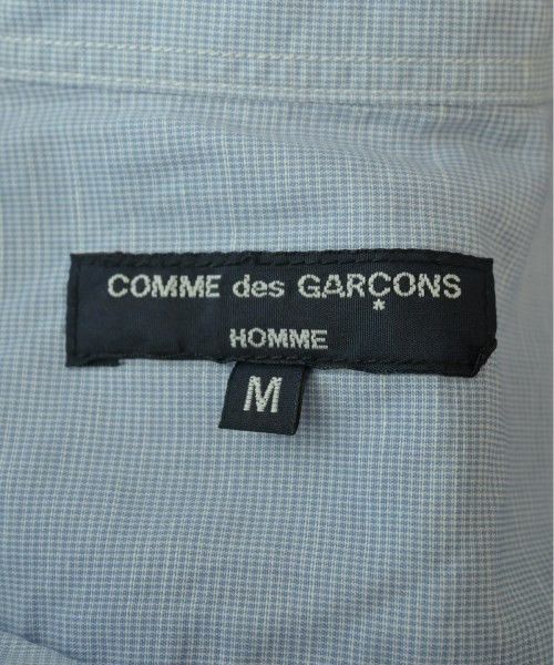 Comme des Garcons Homme Shirt Cotton Linen Chest Pocket Plain Short Sleeve Blue Size US M / EU 48-50 / 2 - 5 Thumbnail
