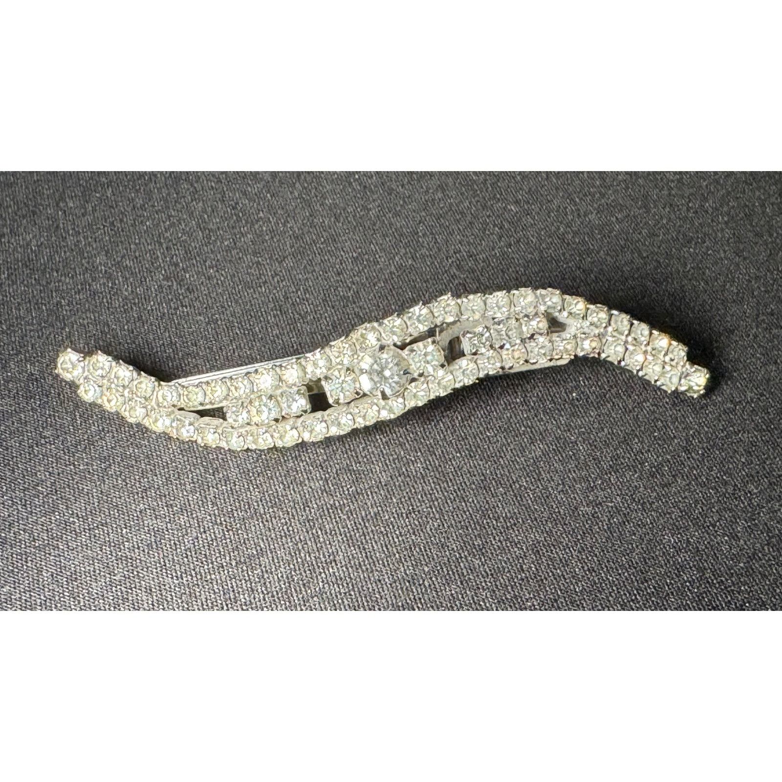 Other Lady Ellen Antique Rhinestone 1940's Hair Clip Size ONE SIZE - 1 Thumbnail
