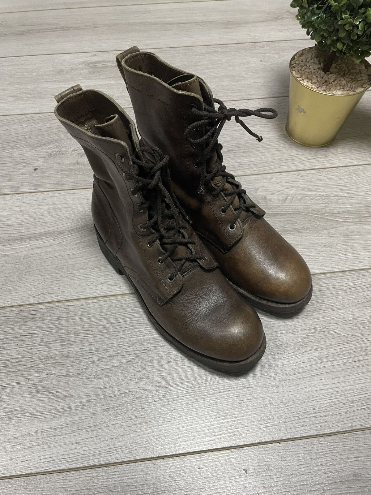 Dirk Bikkembergs Dirk Bikkembergs high leather biker military combat boots Size US 10 / EU 43 - 6 Thumbnail