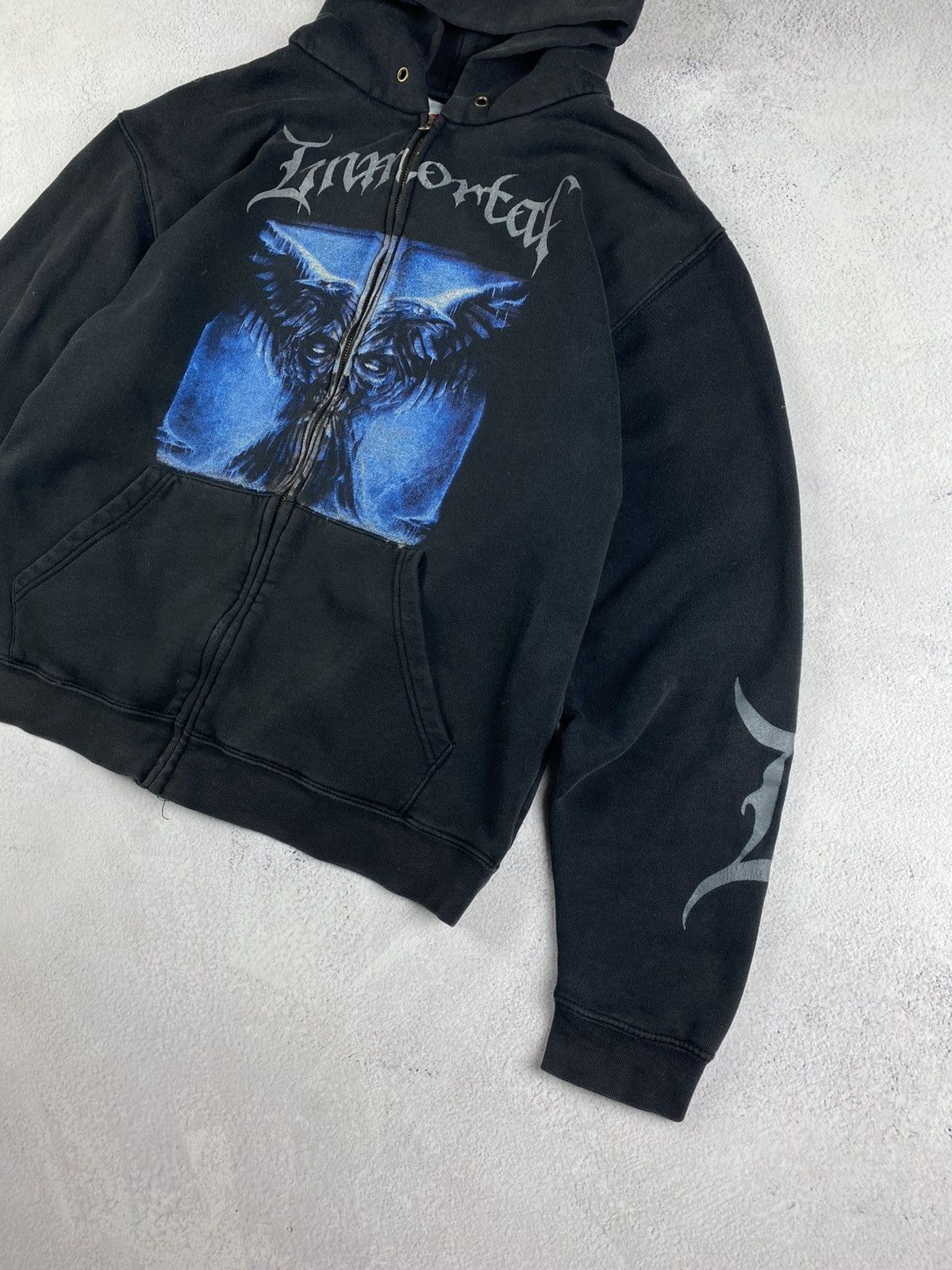 Fruit Of The Loom Vintage Immortal "All Shall Fall" Zip Hoodie , black, size M Size US M / EU 48-50 / 2 - 3 Thumbnail