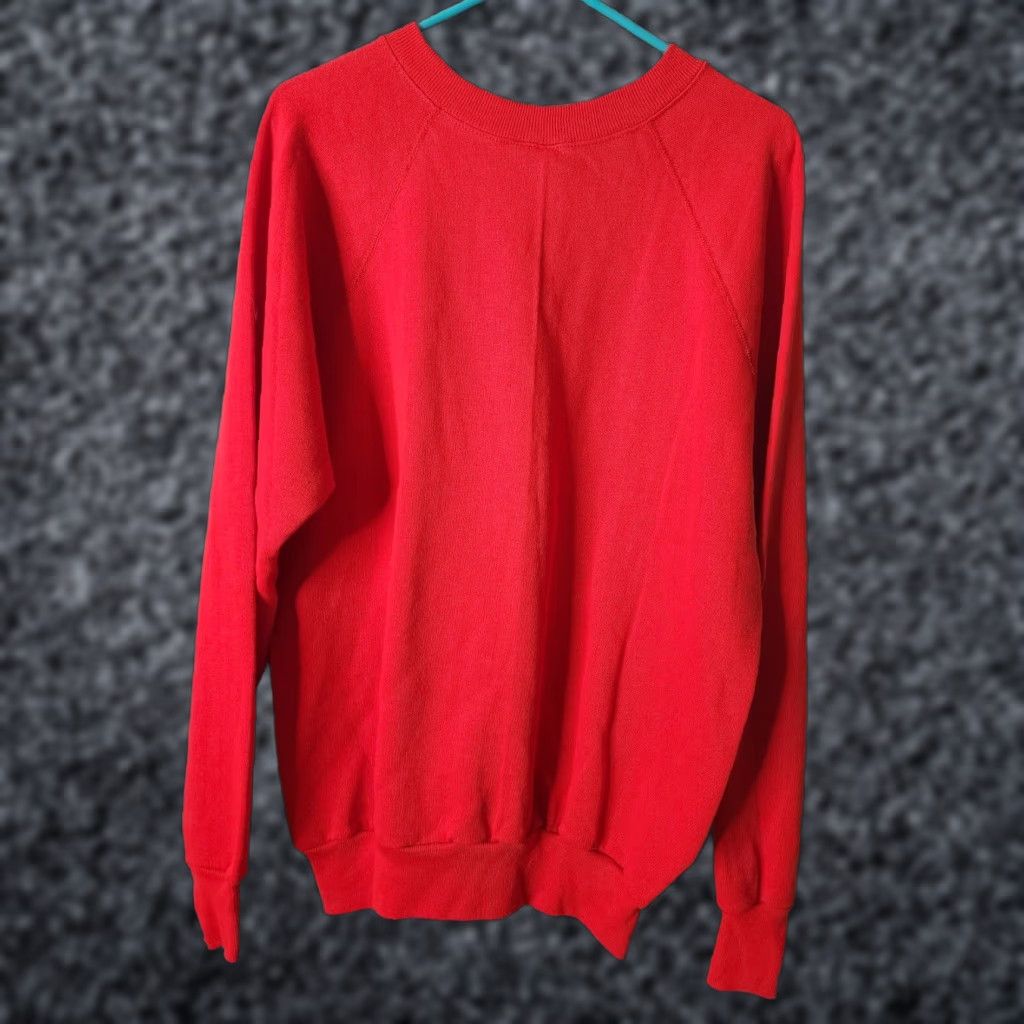 Vintage VINTAGE Pannill Sweatshirt Co. Sweatshirt Crewneck Unisex Adults XL Red 90s Pullover All Seasons Mens Womens Boys Girls Size XL / US 12-14 / IT 48-50 - 1 Thumbnail