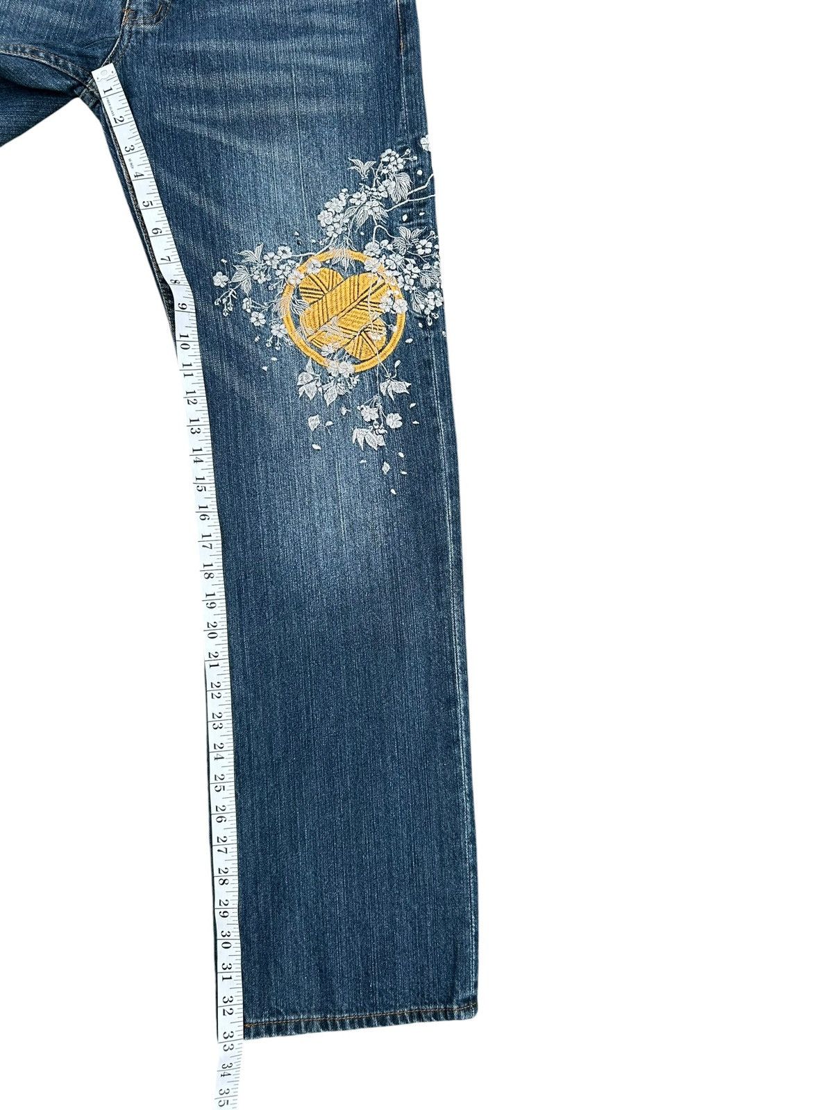 Kapital Karakuri Tamashii Japanese Inspired Distressed Denim Jeans Size US 32 / EU 48 - 17 Thumbnail