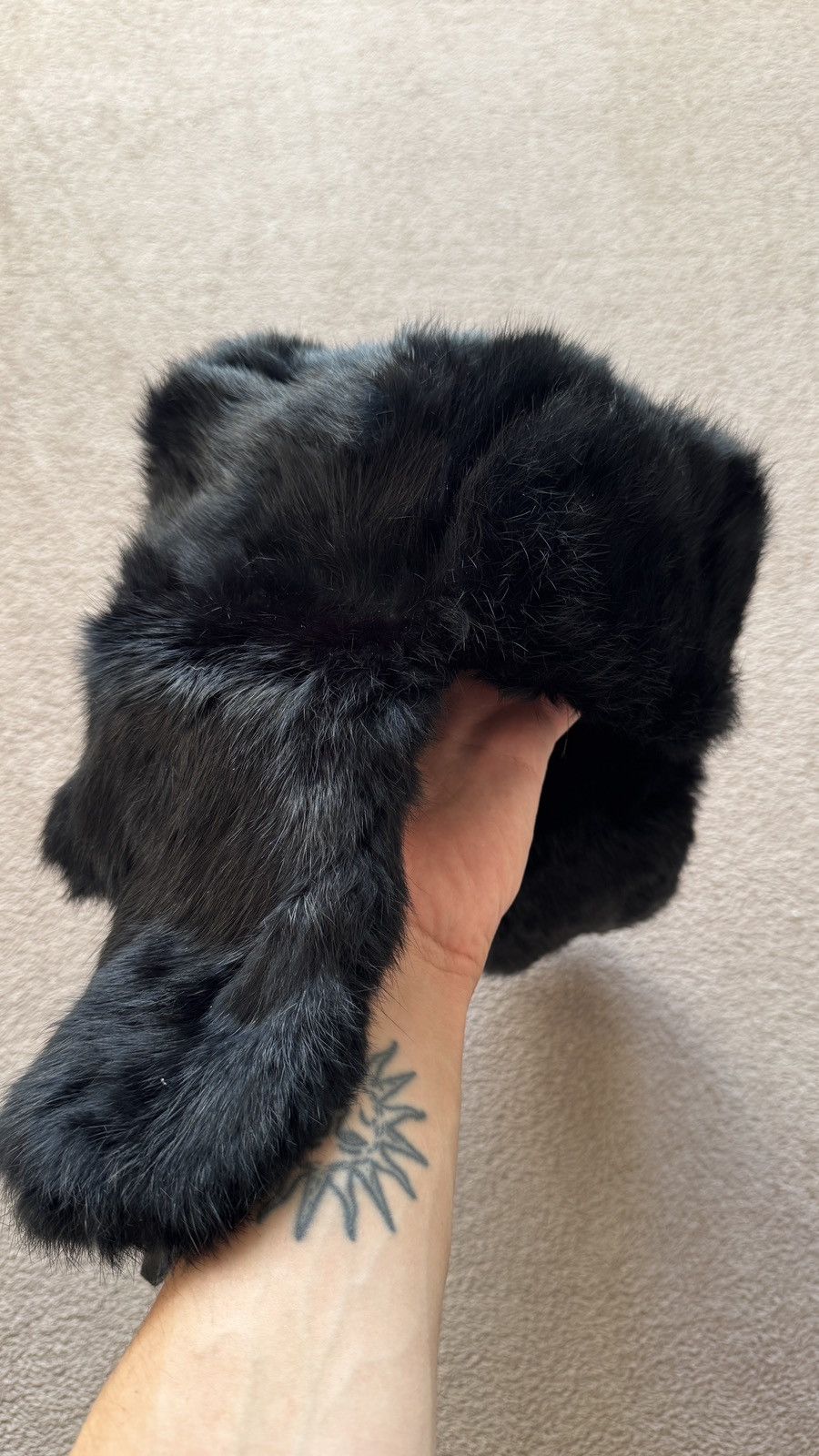 Hysteric Glamour Vintage Mask Fur Trapper Y2K USHANKA Mohair Lil Uzi Vert Size ONE SIZE - 4 Thumbnail