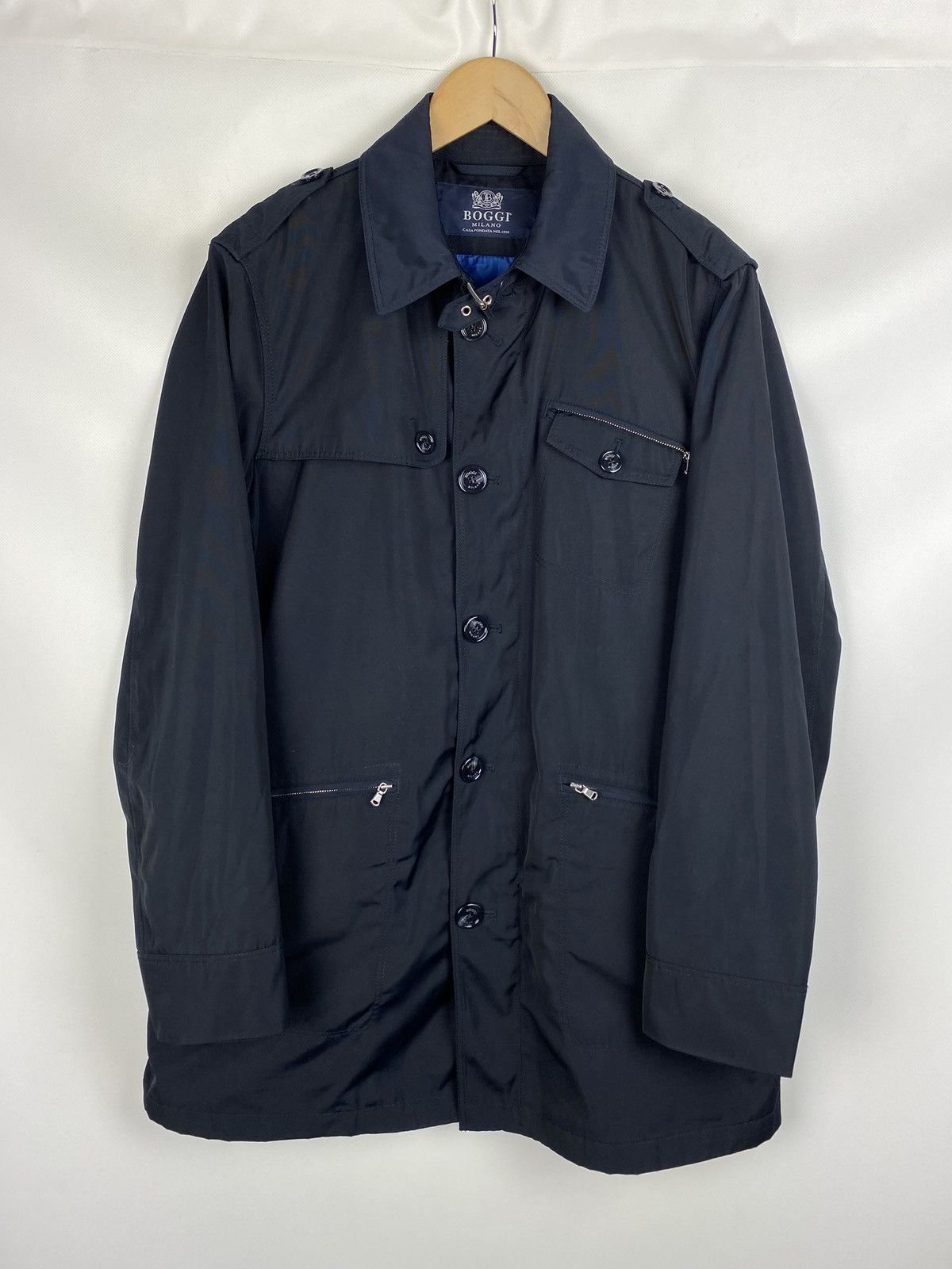 Boggi Milano Travel Wear men's coat jacket size 52