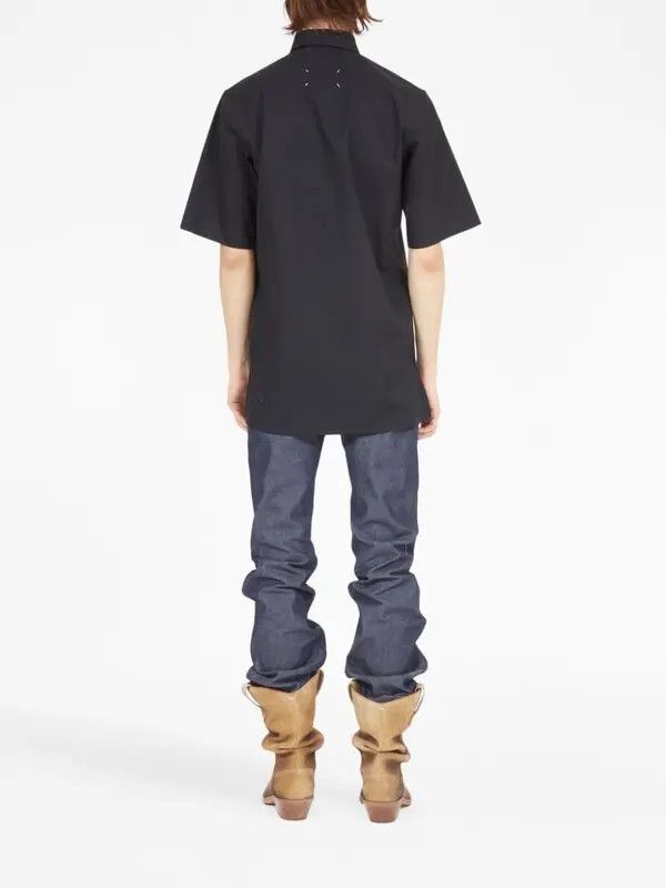 Maison Margiela oc11z0925 Short-Sleeved Shirt in Black Size US M / EU 48-50 / 2 - 4 Thumbnail