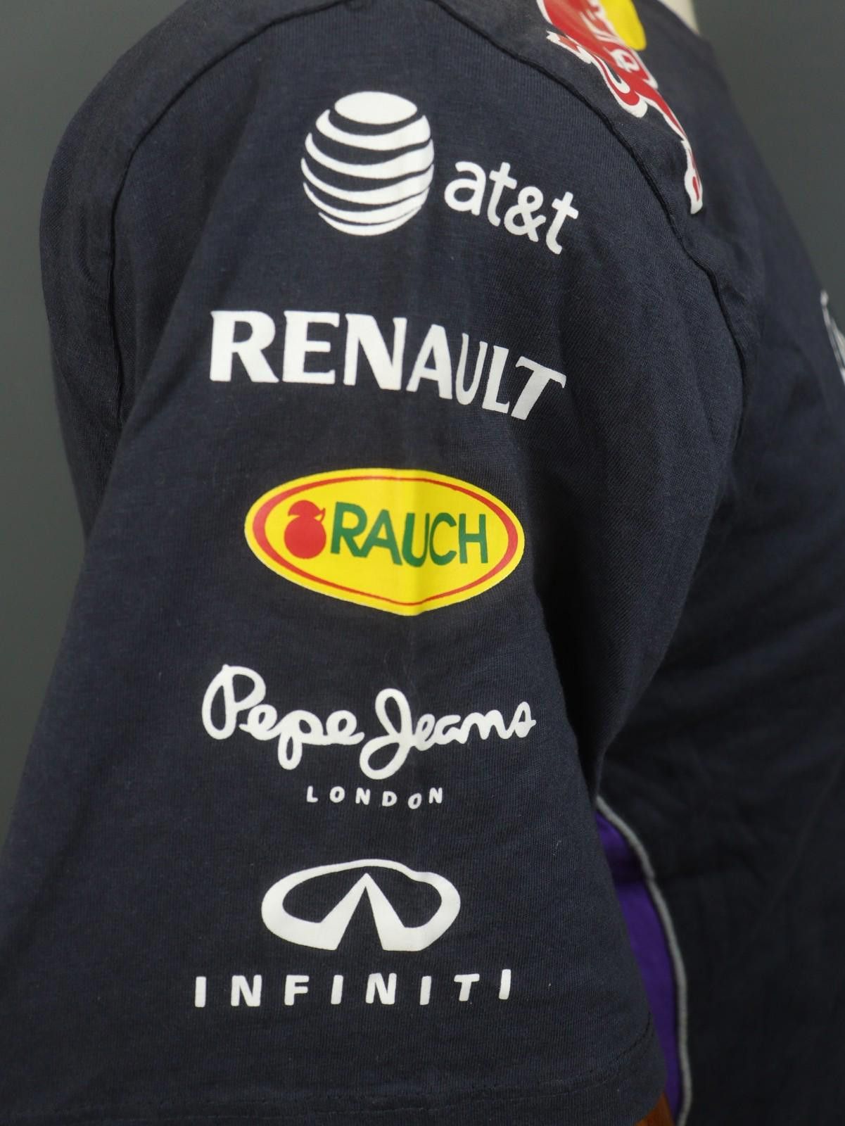 Designer Pepe Jeans London Navy Crew Red Bull Racing Shirt Size 2XL Size ONE SIZE - 8 Thumbnail