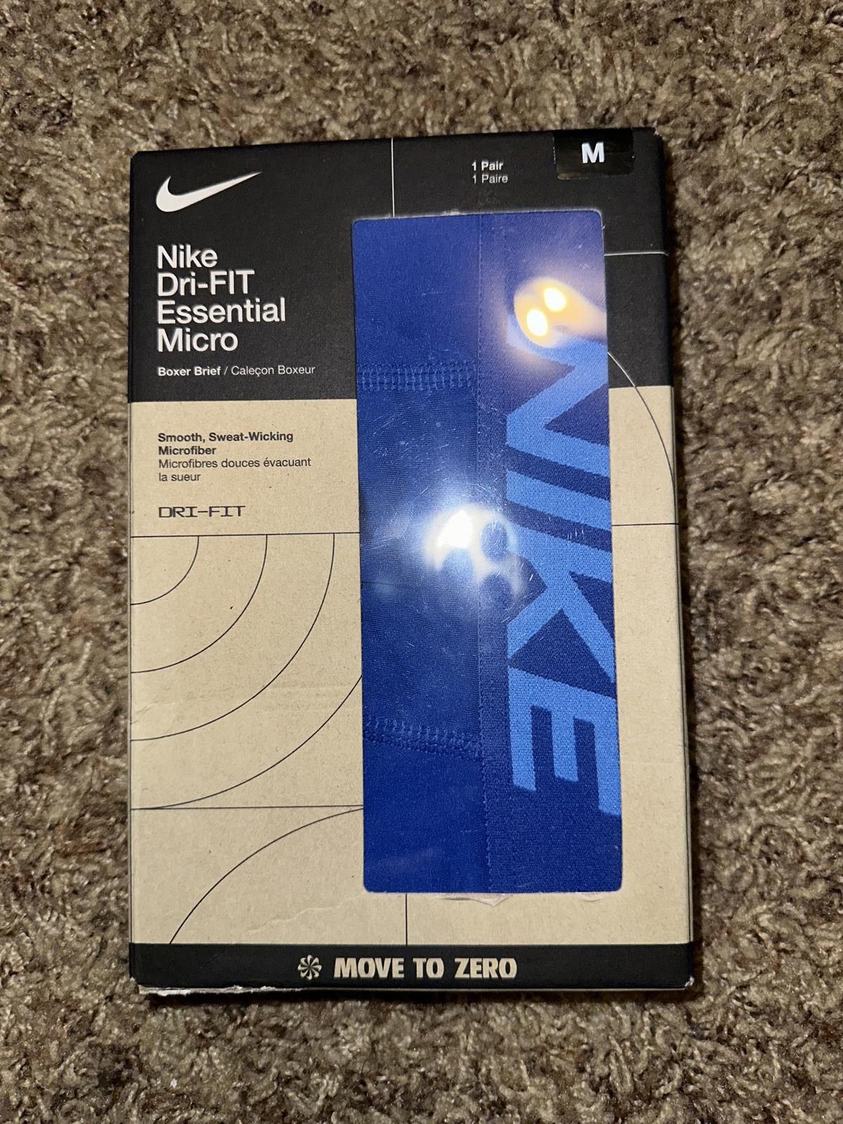 Nike Nike Men’s Dri-FIT Essential Micro Boxer Briefs Size ONE SIZE - 1 Thumbnail