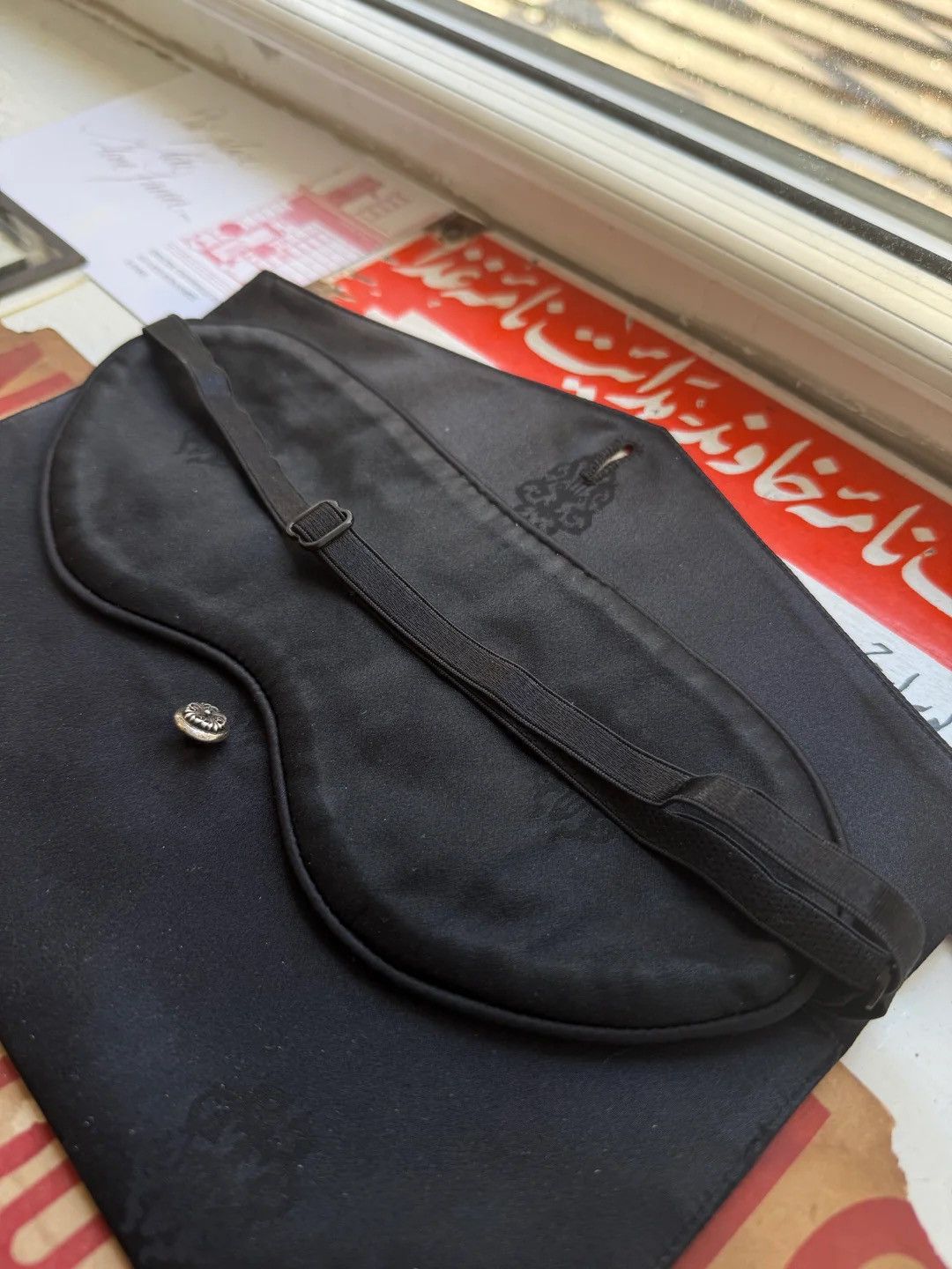 Chrome Hearts 🚭 GRAIL 🚭 2000s "FUCK YOU" SLEEPING MASK w/ CARRYING CASE Size ONE SIZE - 13 Thumbnail