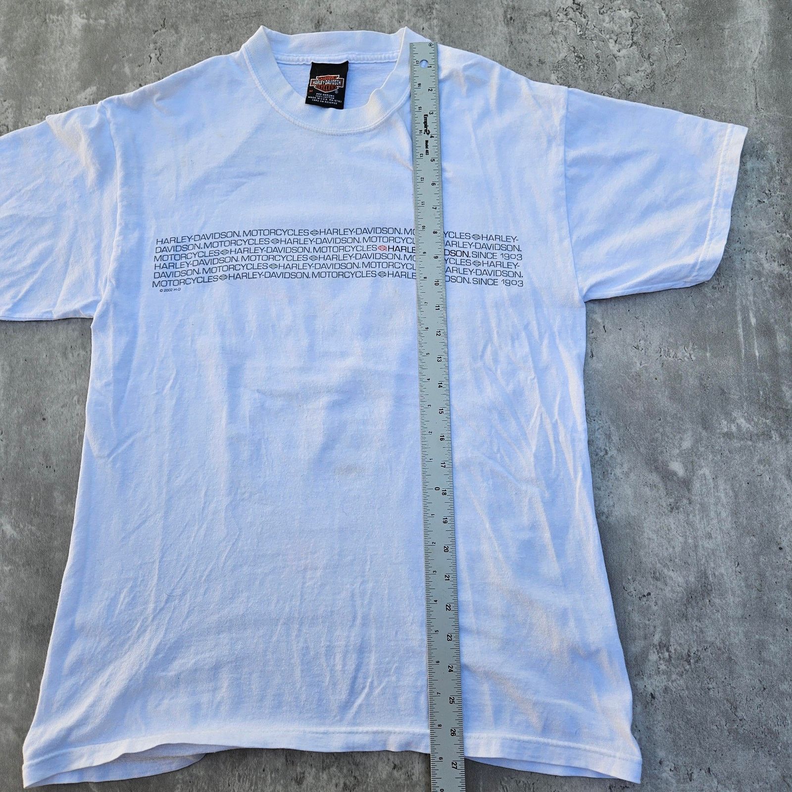 Harley Davidson Harley Davidson Y2K Shirt Woman's Medium White 2002 Size M / US 6-8 / IT 42-44 - 5 Thumbnail