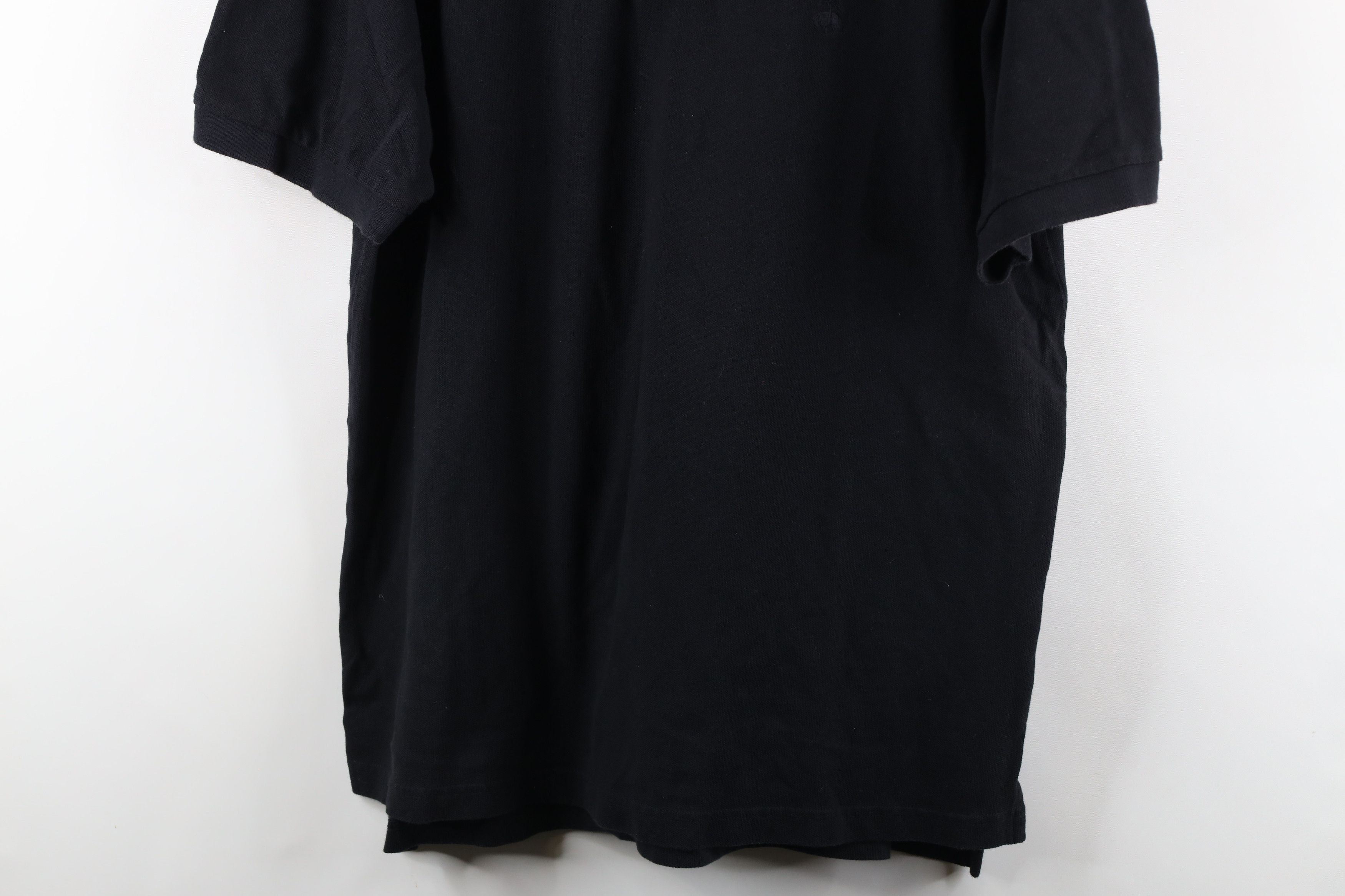 Brooks Brothers Vintage 90s Brooks Brothers Pique Cotton Polo Shirt Black Size US L / EU 52-54 / 3 - 3 Thumbnail