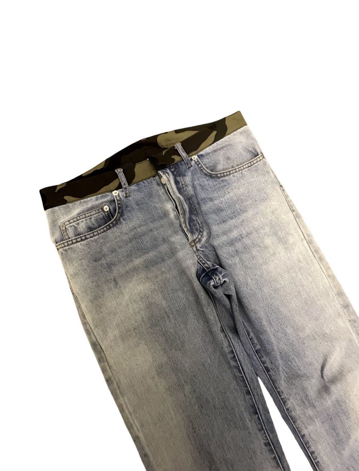 Dior × Hedi Slimane Sample Camo Waist Denim Size US 31 - 2 Thumbnail