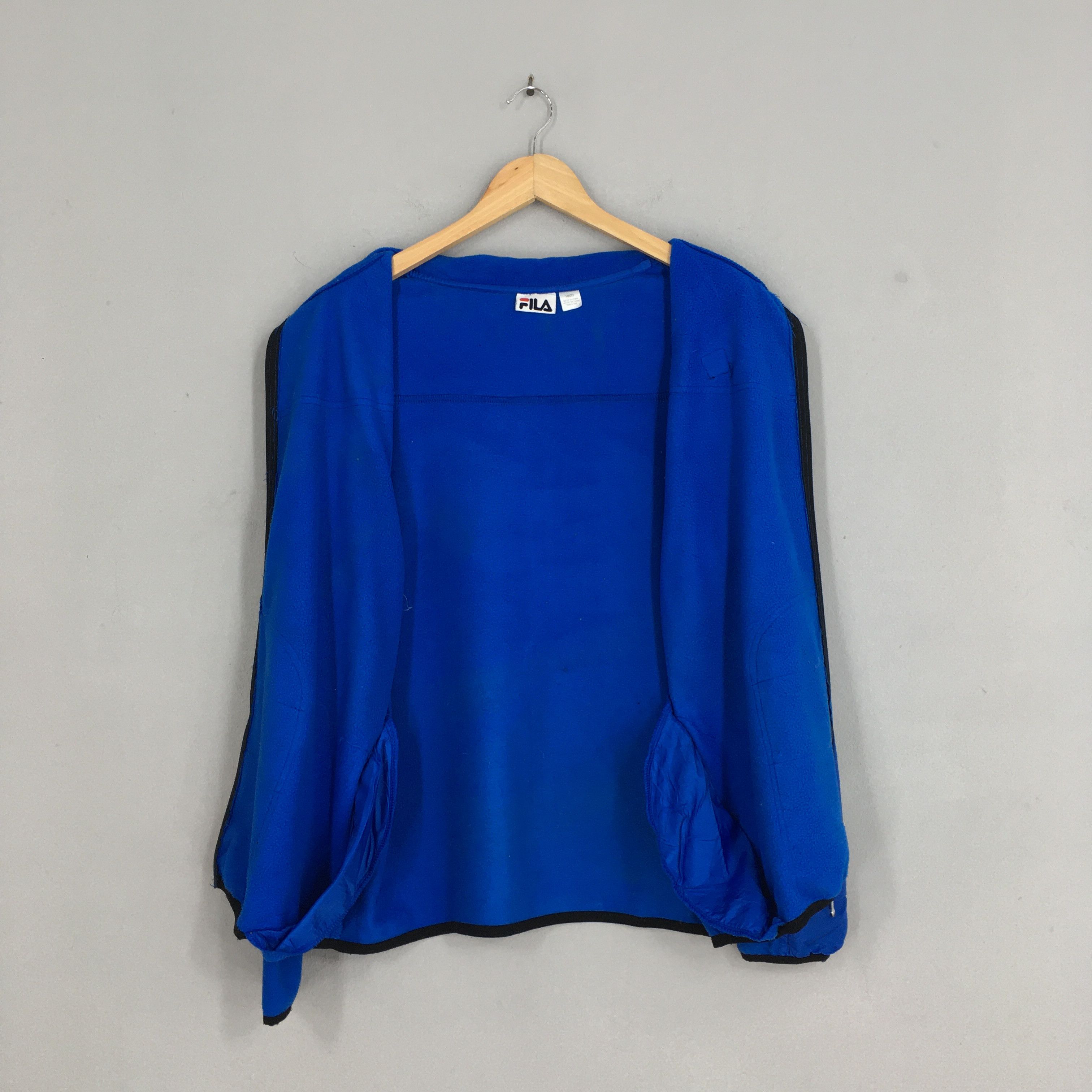 Fila × Vintage Vintage Fila Fleece Blue Sweatshirt Medium Size US M / EU 48-50 / 2 - 4 Thumbnail