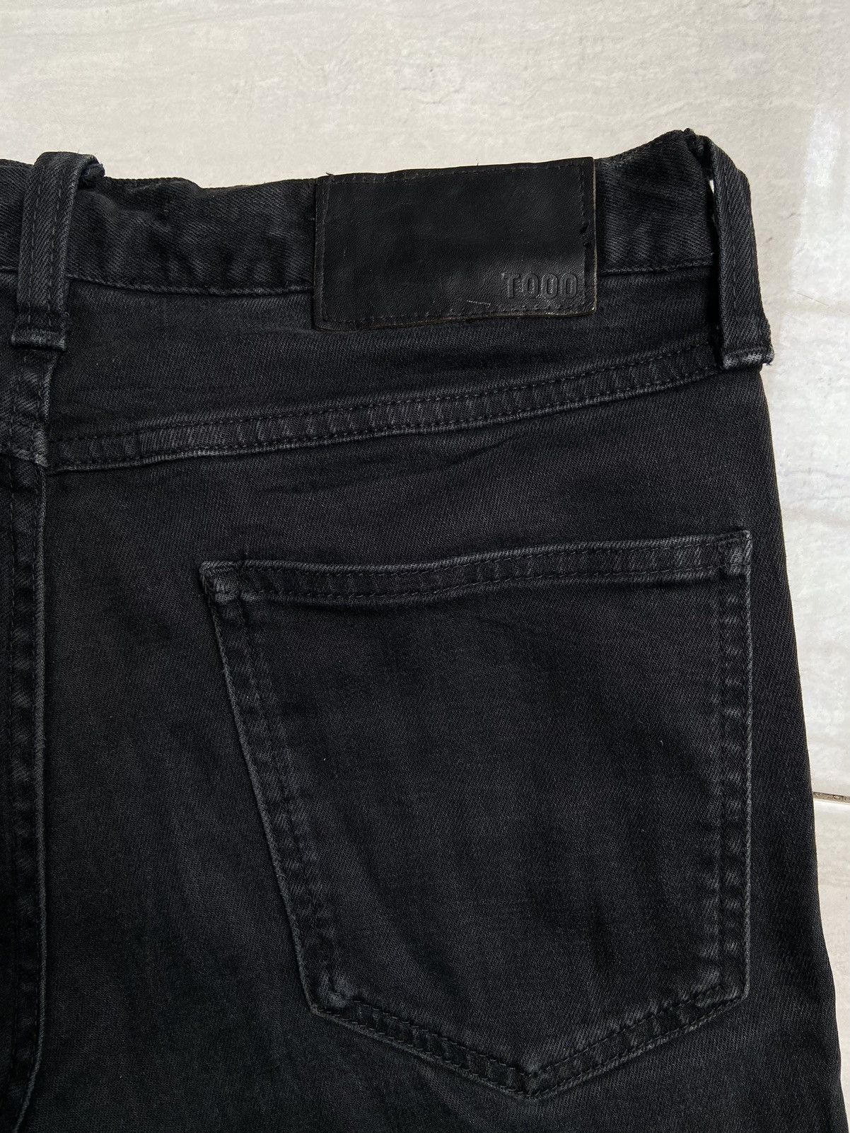 Uniqlo UNIQLO T-000 Black Skinny Denim Jeans Size US 30 / EU 46 - 13 Thumbnail