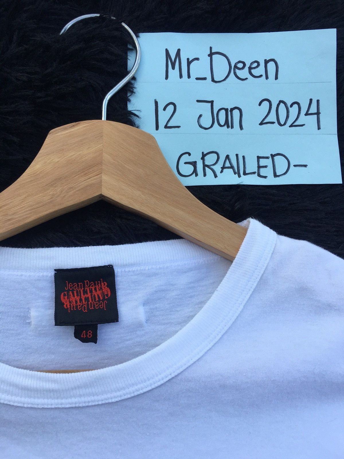 Jean Paul Gaultier Rare Jean Paul Gaultier Spellout Tshirt Size US M / EU 48-50 / 2 - 11 Thumbnail