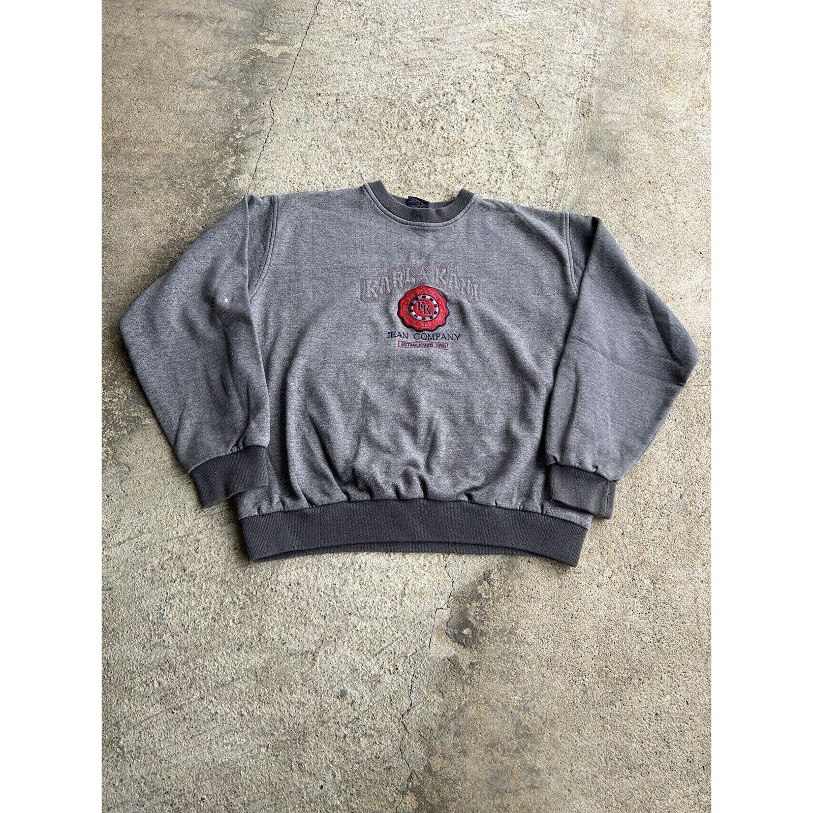 Karl Kani Vintage 90’s KARL KANI Sweatshirt Size XL Hip Hop Distressed Size US XL / EU 56 / 4 - 1 Thumbnail
