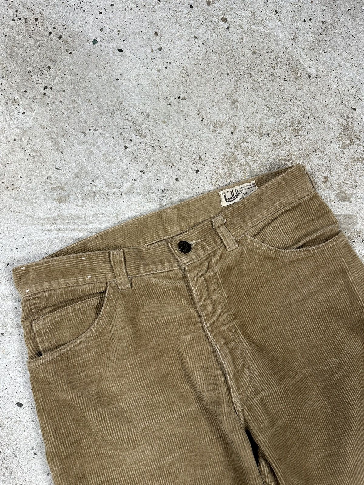 Vintage Vintage 70s Land Lubber Beige Corduroy Pants Size US 30 / EU 46 - 7 Thumbnail