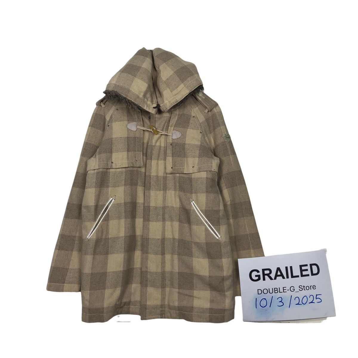 Diesel 📌Vintage Biker Jacket Diesel Tartan Design Fur Hoodie Size US M / EU 48-50 / 2 - 1 Thumbnail