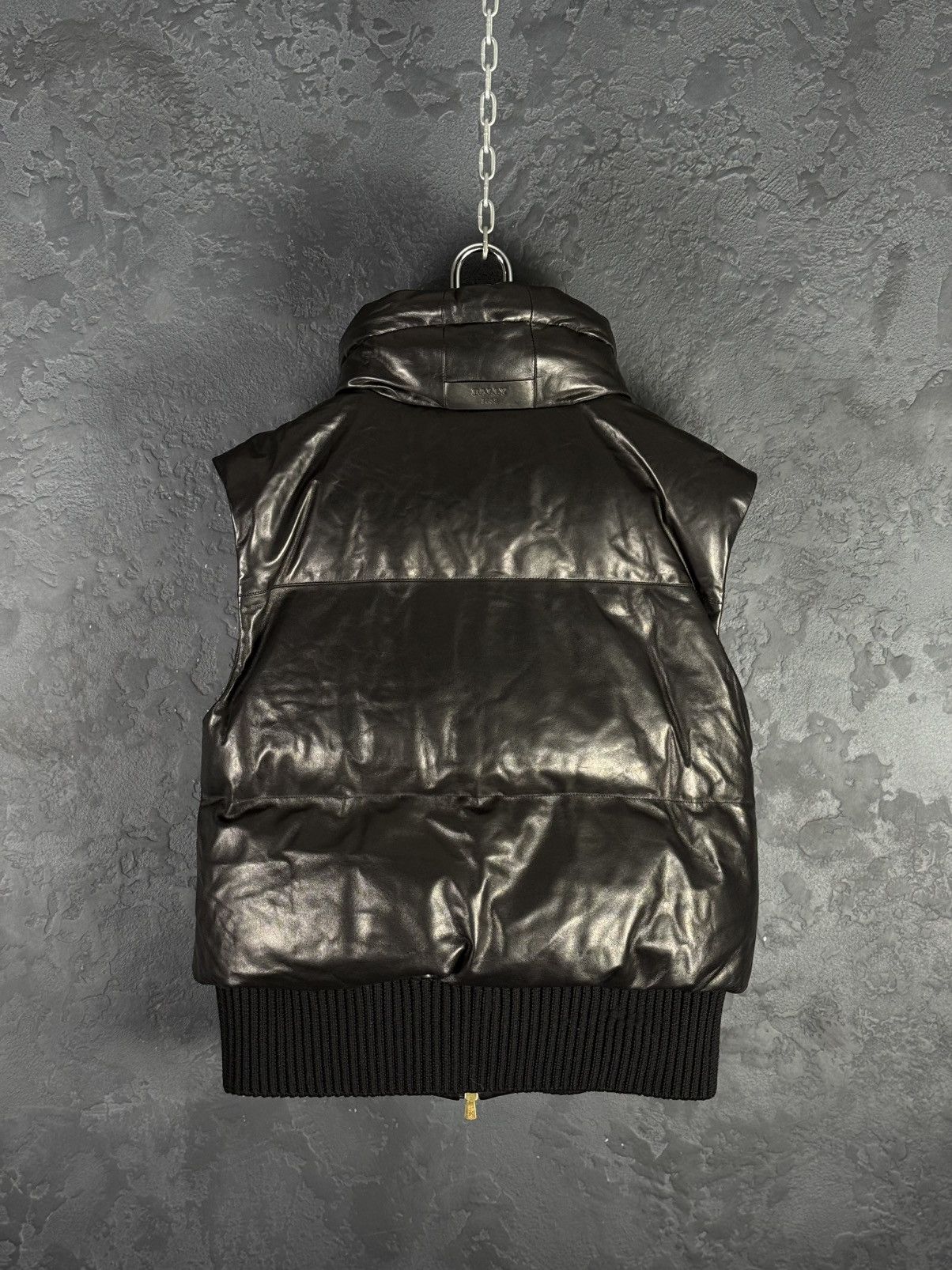 Bally RRP $3,300 BALLY Women’s Lamb Leather Puffer Jacket Vest Size M / US 6-8 / IT 42-44 - 10 Thumbnail