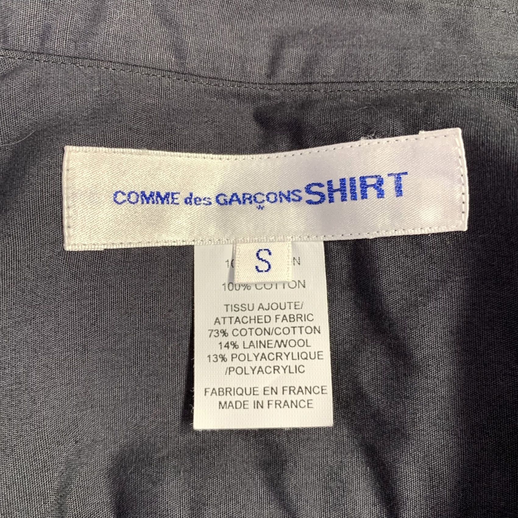 Comme des Garcons Girl COMME des GARCONS SHIRT Size S Grey Red Plaid Cotton Wool Long Sleeve Shirt Mens Shirt Size US S / EU 44-46 / 1 - 4 Thumbnail