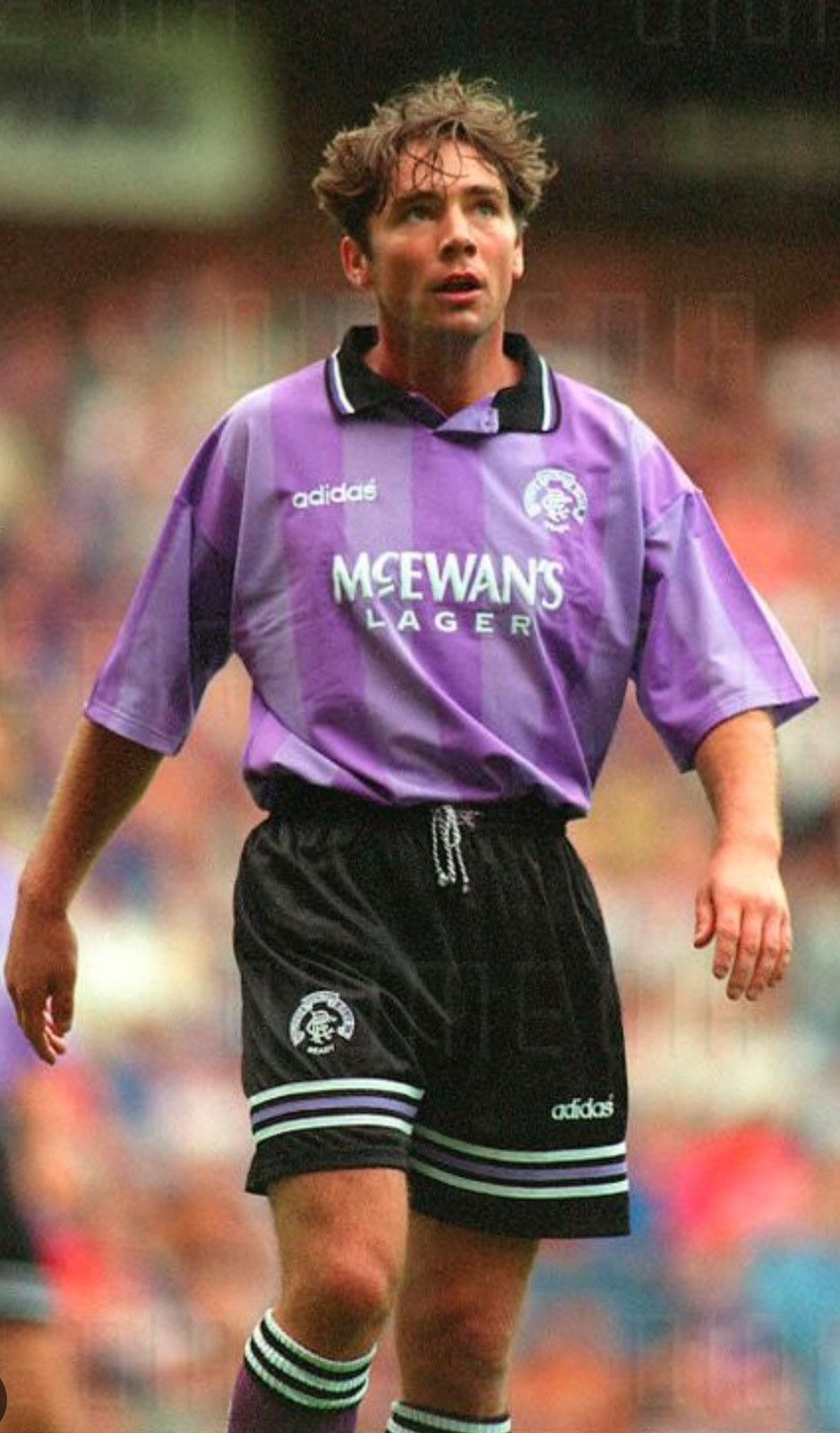 Adidas Glasgow Rangers 94/95 third away shirt Size US L / EU 52-54 / 3 - 8 Thumbnail