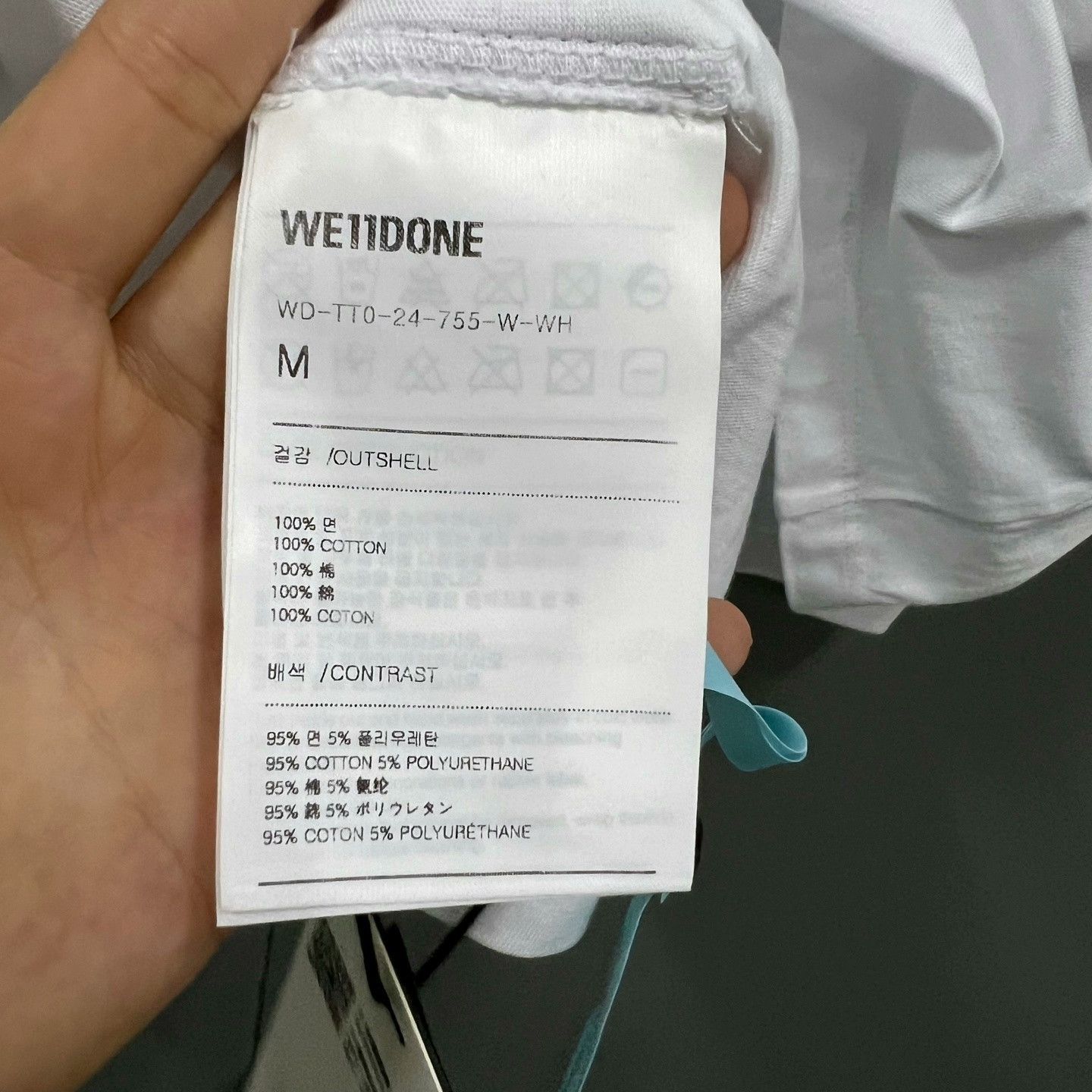 WE11DONE WE11DONE Washed Art Letter Short Sleeve Size US M / EU 48-50 / 2 - 4 Thumbnail