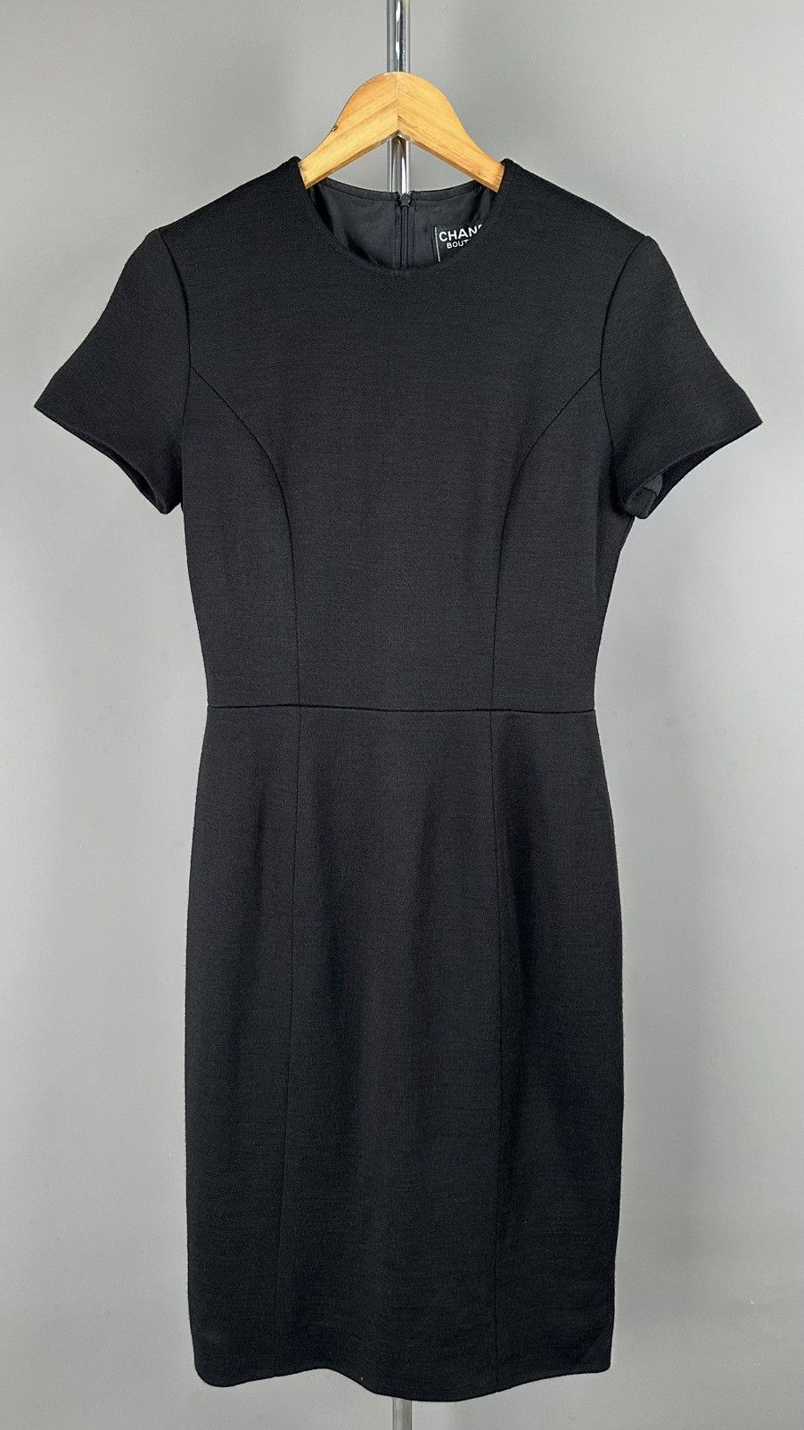 Chanel Chanel - Chanel Boutique Archive 1995 - Wool Black Dress Size S / US 4 / IT 40 - 1 Thumbnail