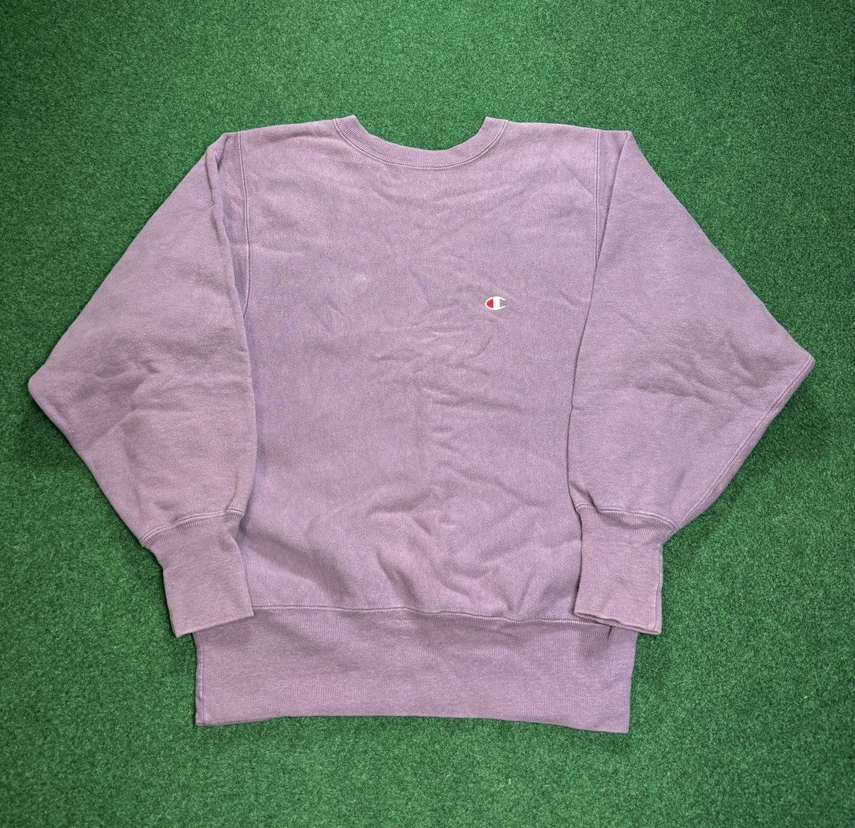 Champion × Vintage Vintage 90s Champion Reverseweave Lilac Purple Sweatshirt Size M / US 6-8 / IT 42-44 - 1 Thumbnail
