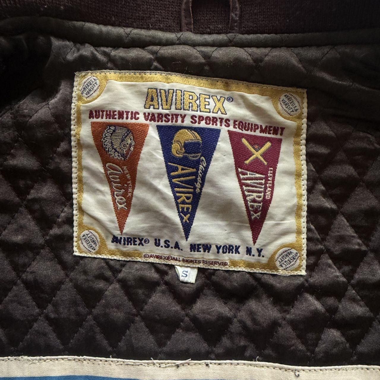 Avirex Avirex North West Wildbears Leather Varsity Jacket Size US S / EU 44-46 / 1 - 7 Thumbnail