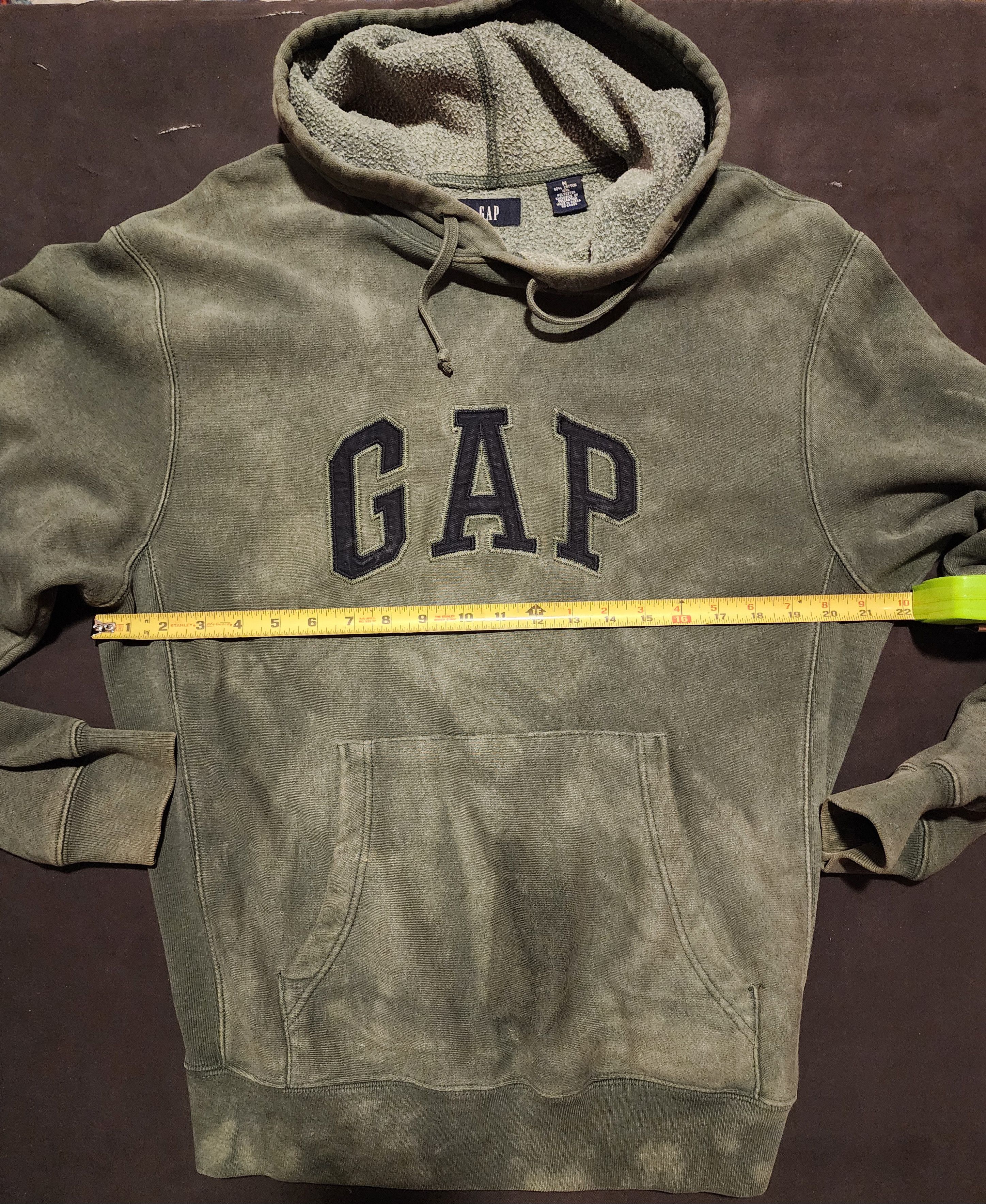 Gap Vintage 90s Gap OG Heavyweight Spell Out Hoodie Korea M Size US M / EU 48-50 / 2 - 4 Thumbnail
